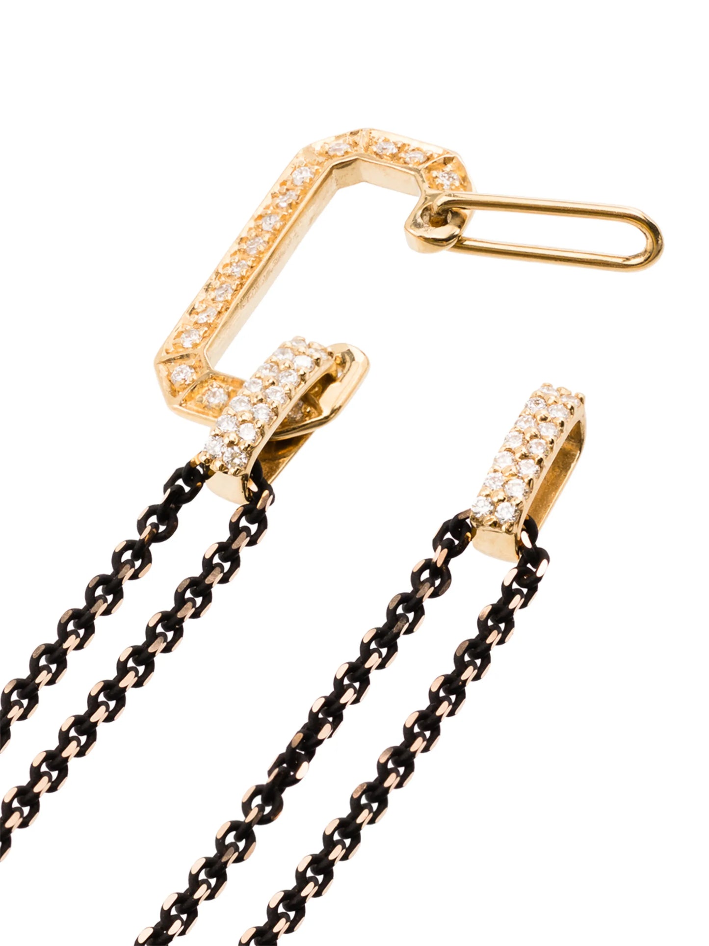 18kt yellow gold Lucy diamond bracelet