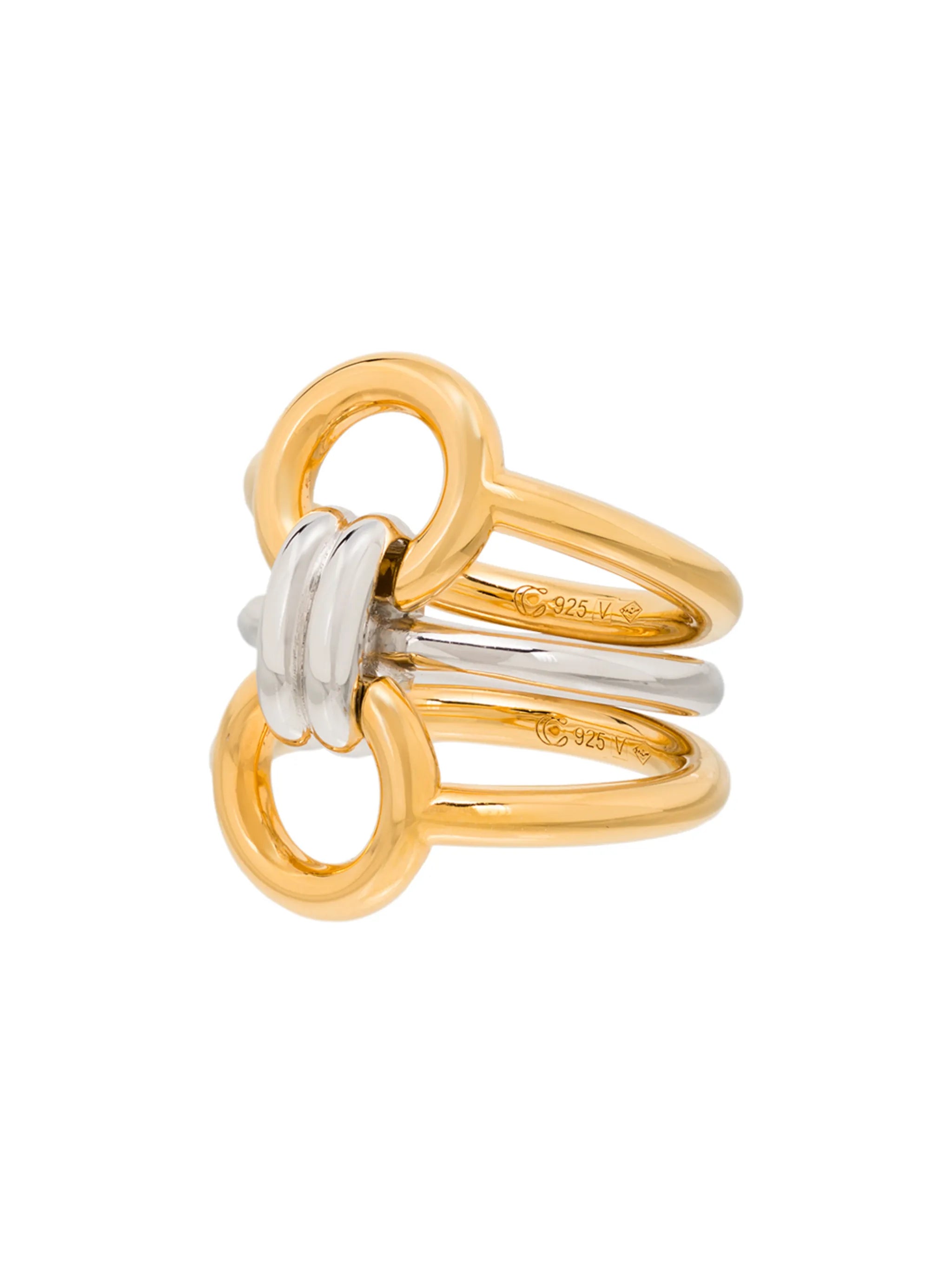 Tryptich triple ring
