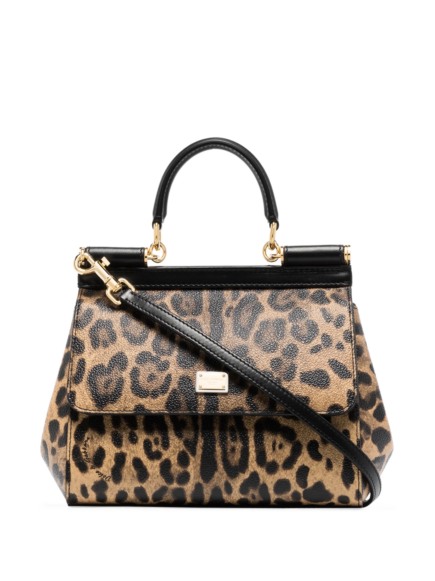 Sicily leopard-print shoulder bag