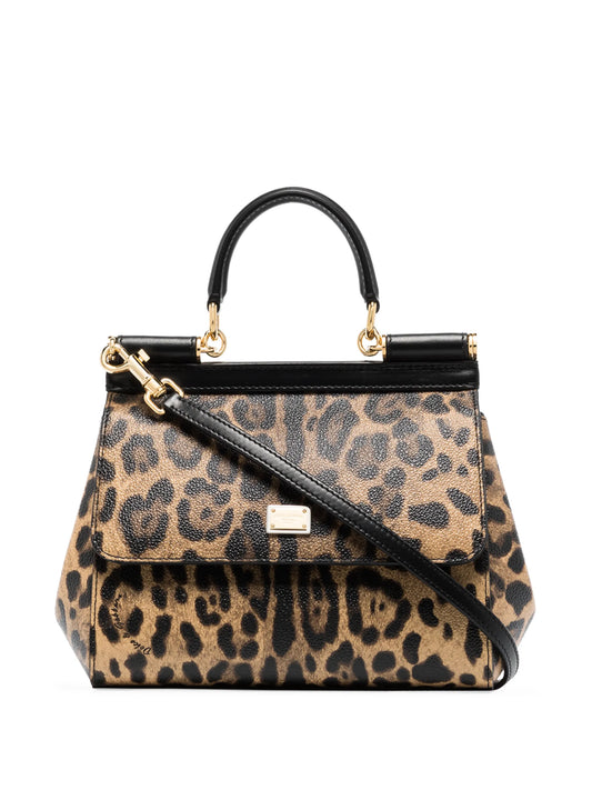 Sicily leopard-print shoulder bag