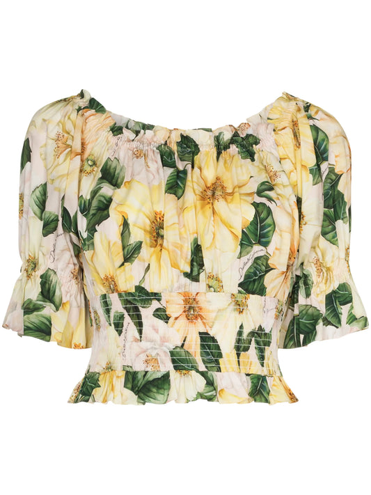 Camelia off-shoulder top