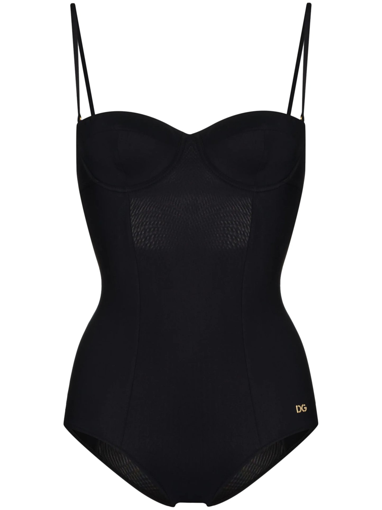 logo-tag balconette swimsuit