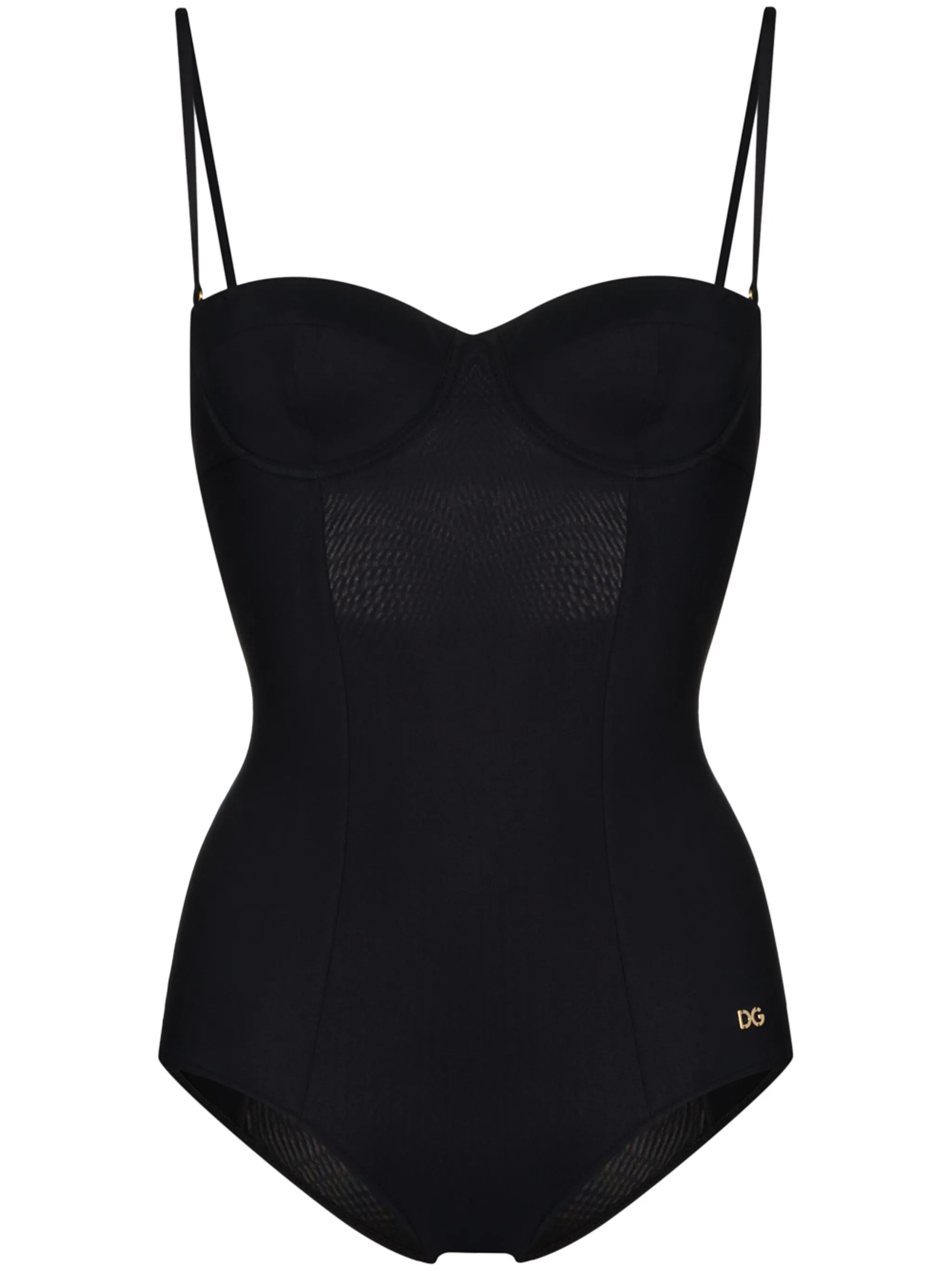 logo-tag balconette swimsuit