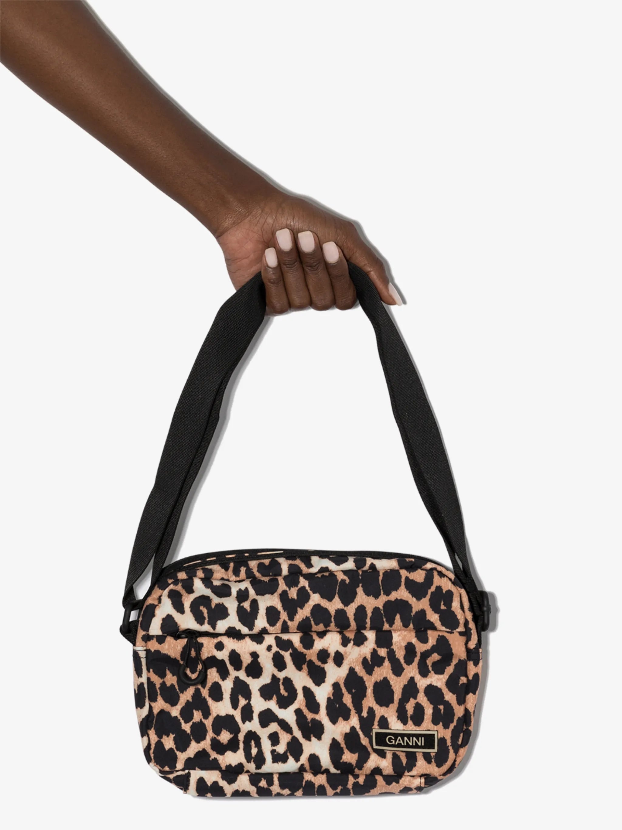 Festival leopard-print cross-body bag