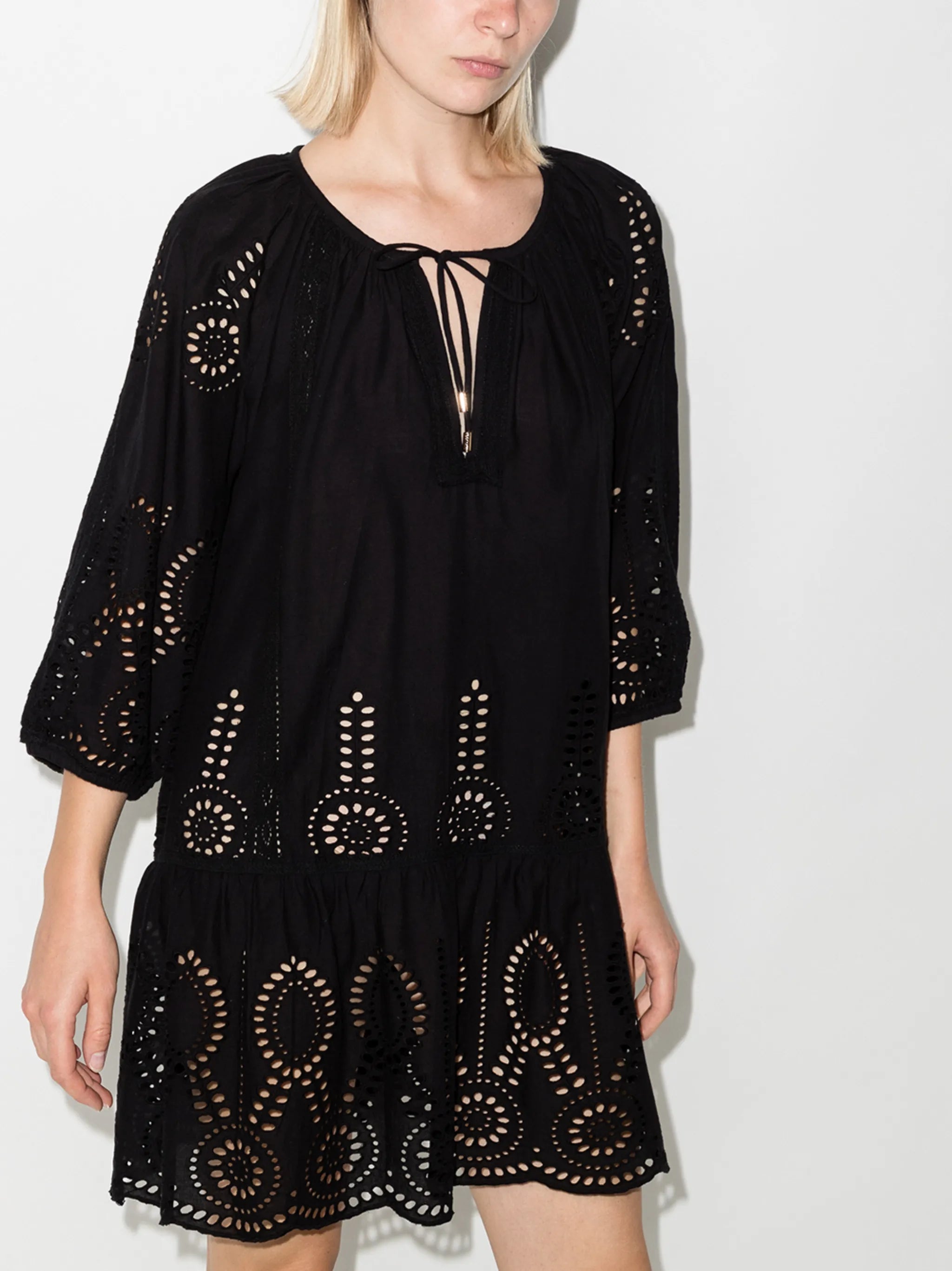 Ashley broderie anglaise kaftan dress
