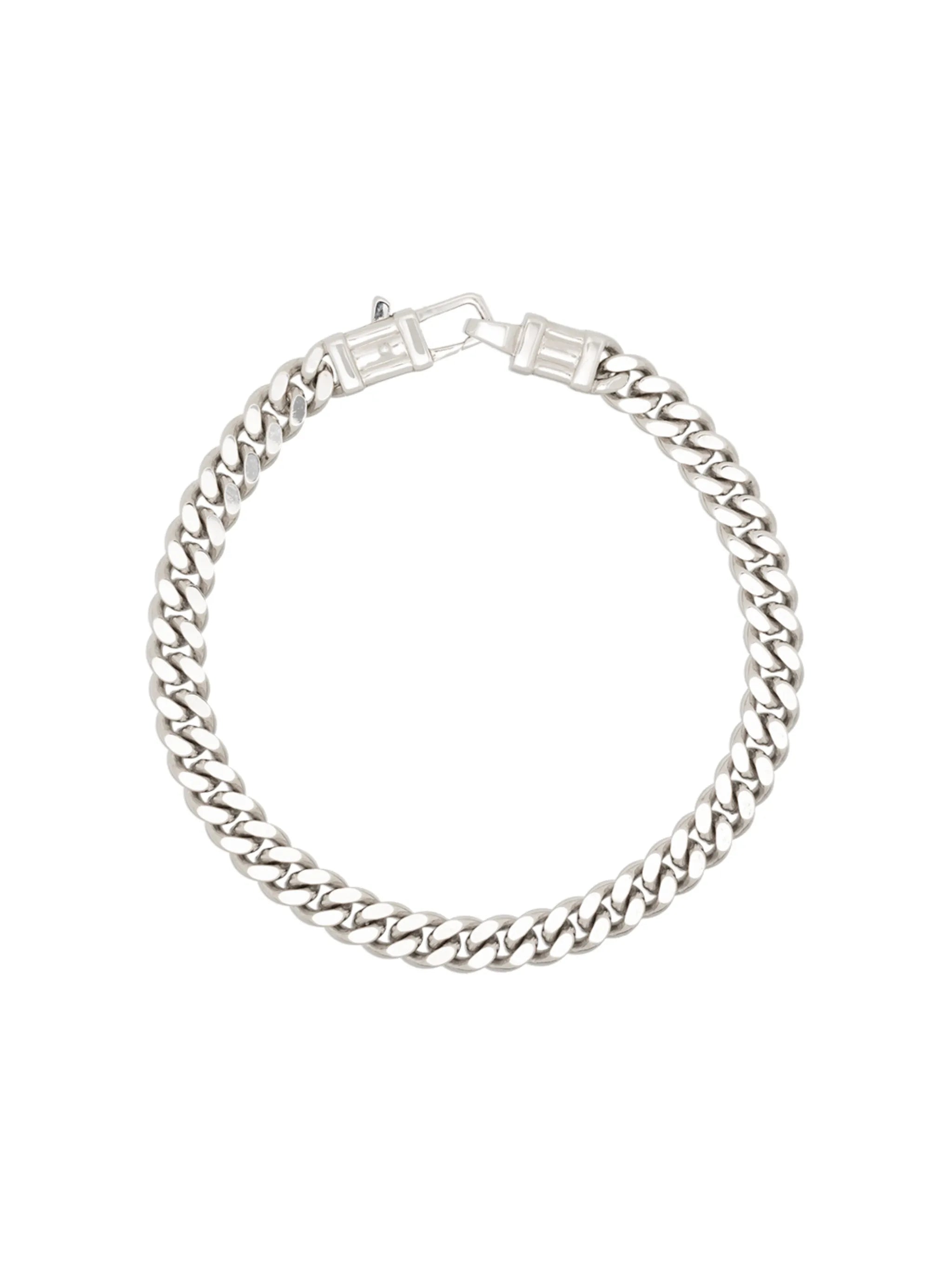 L curb chain bracelet