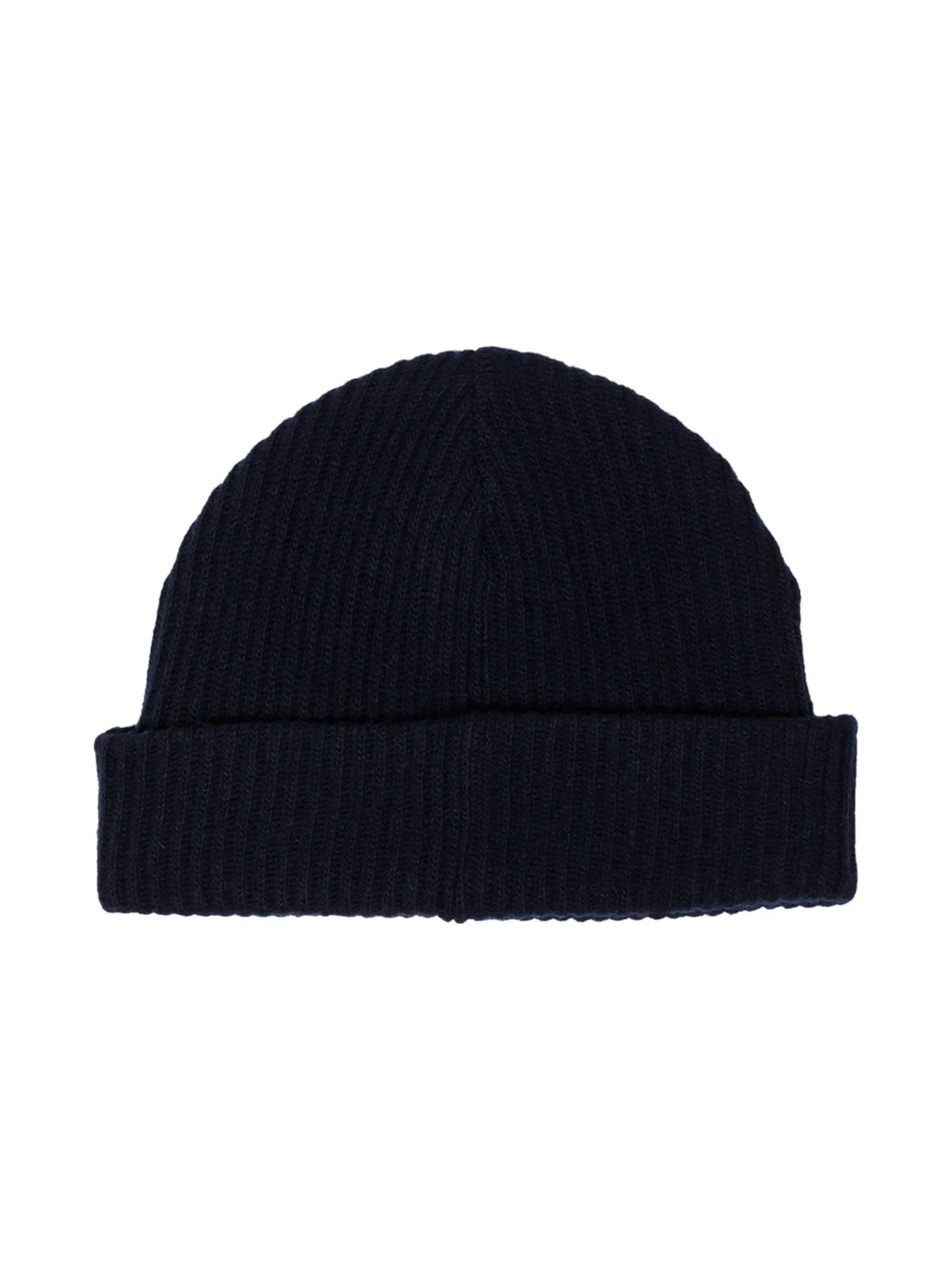 ribbed-knit beanie hat