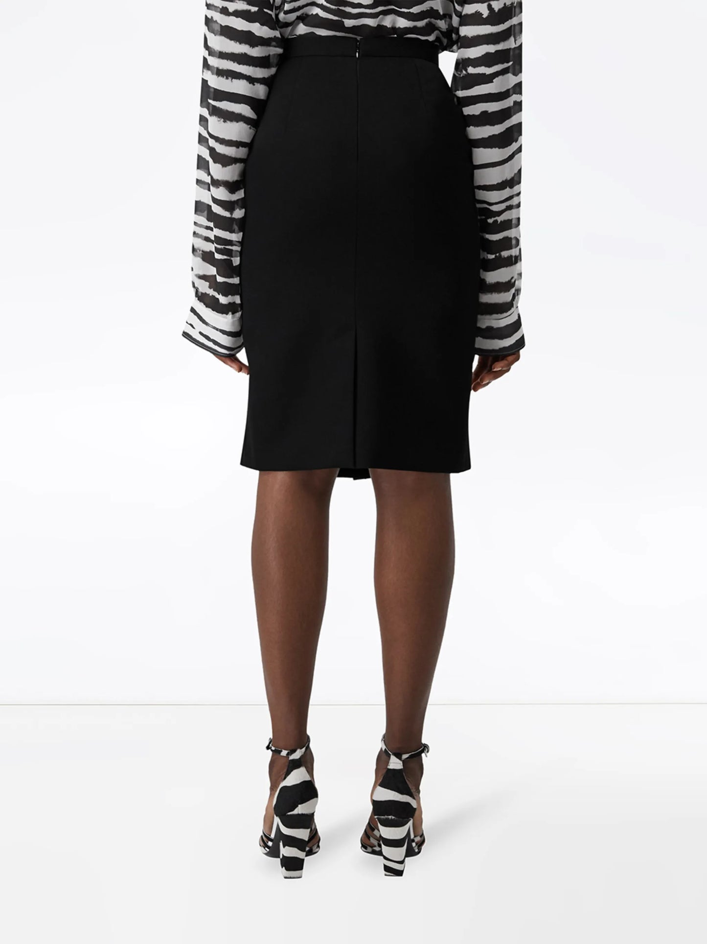 step-through high-waisted skirt