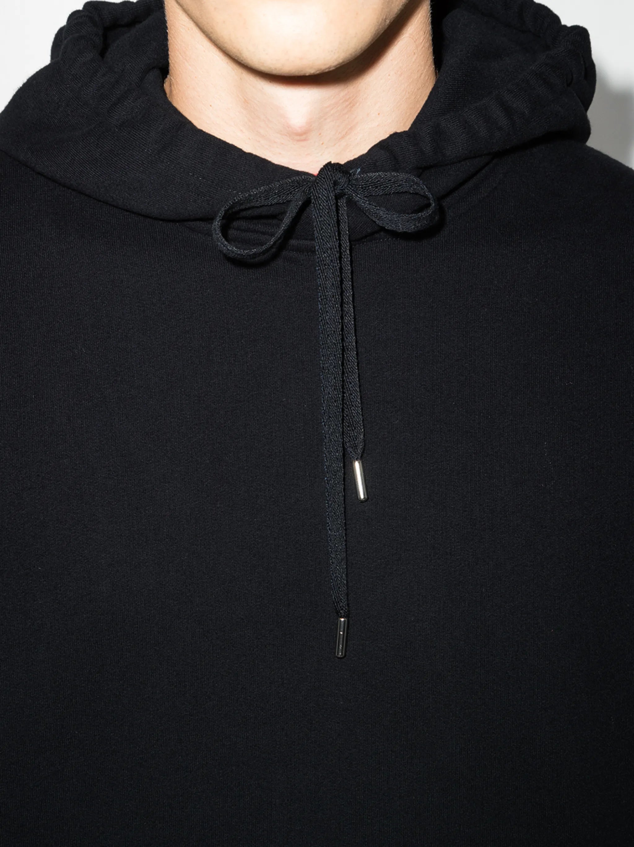 drawstring cotton hoodie