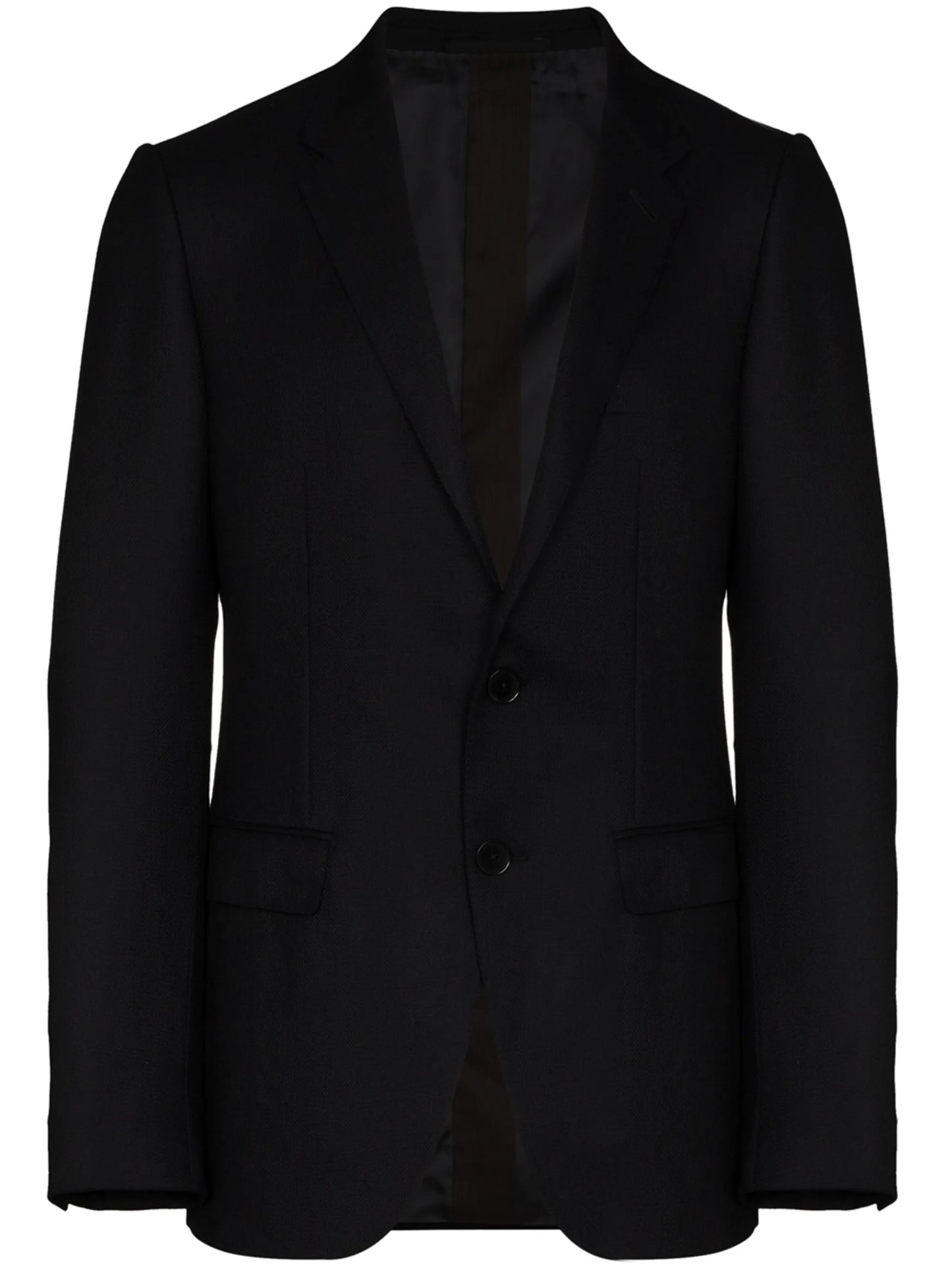 single-breasted wool blazer