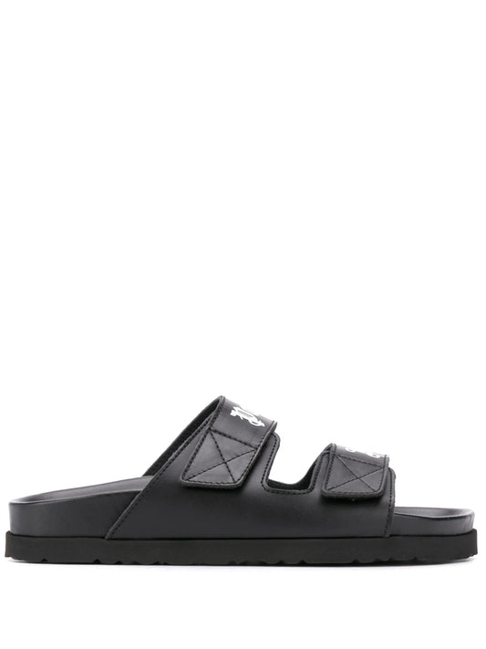 touch strap logo print slides
