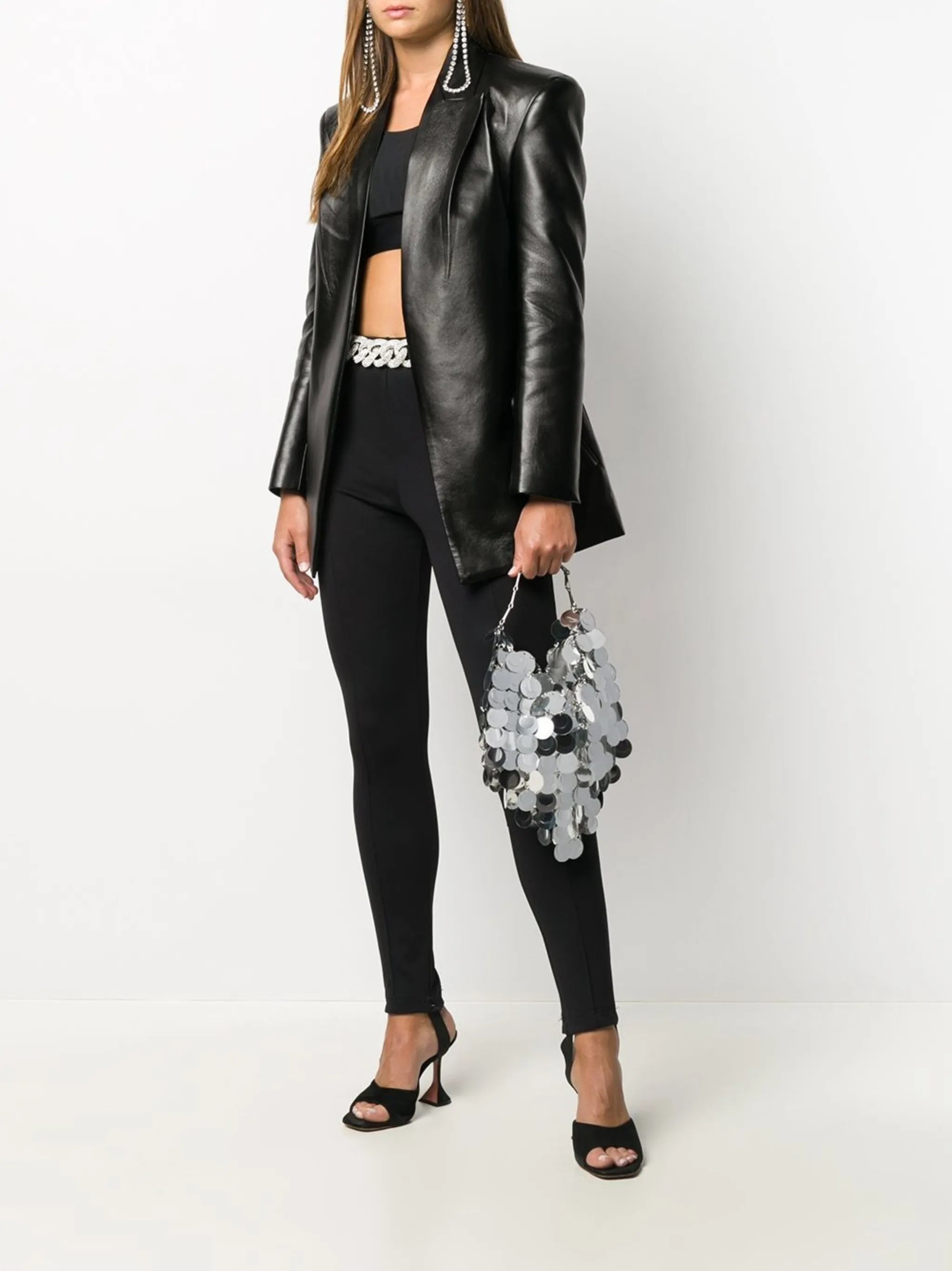 sequins shoulder bag