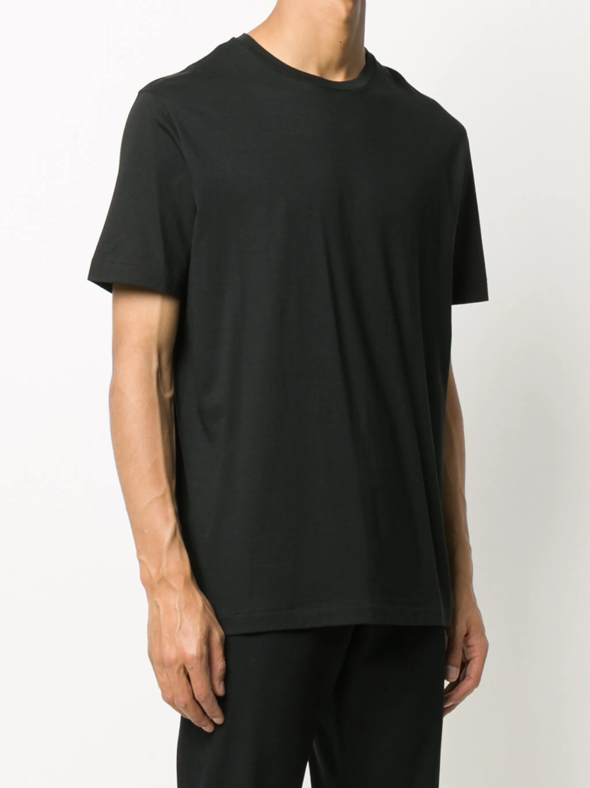 stitched crew neck T-shirt