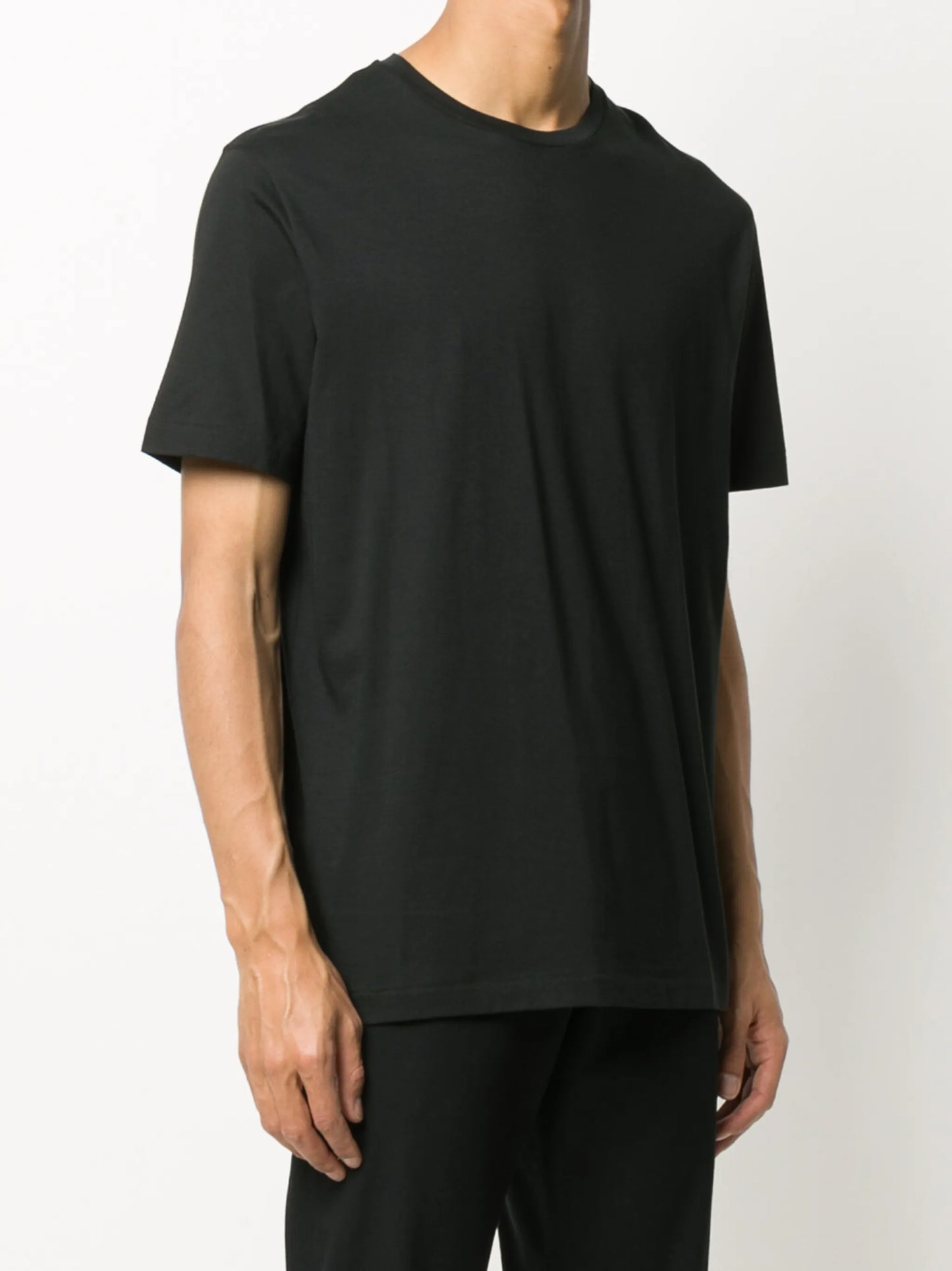 stitched crew neck T-shirt