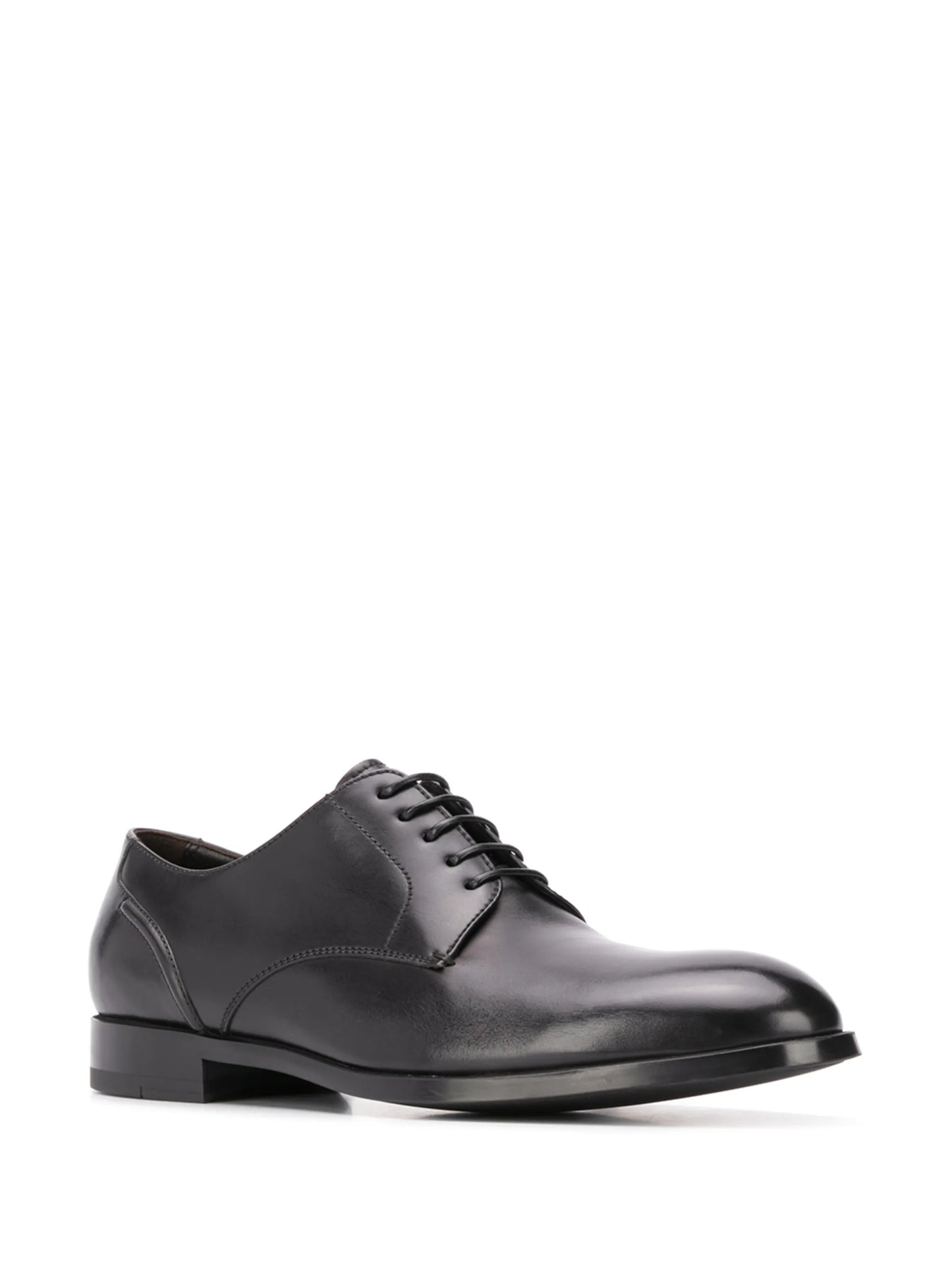 stitched-panel Derby shoes