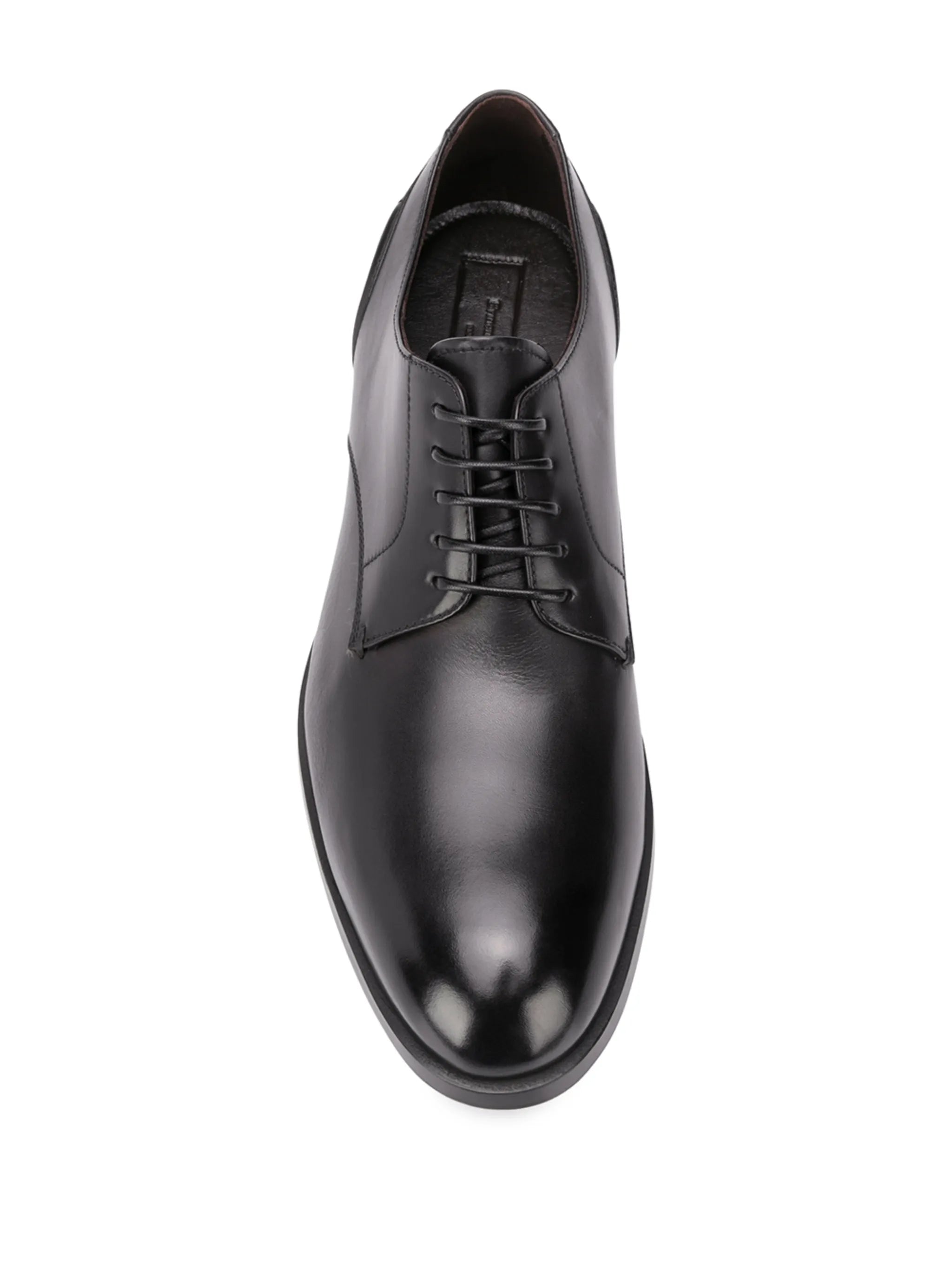 stitched-panel Derby shoes