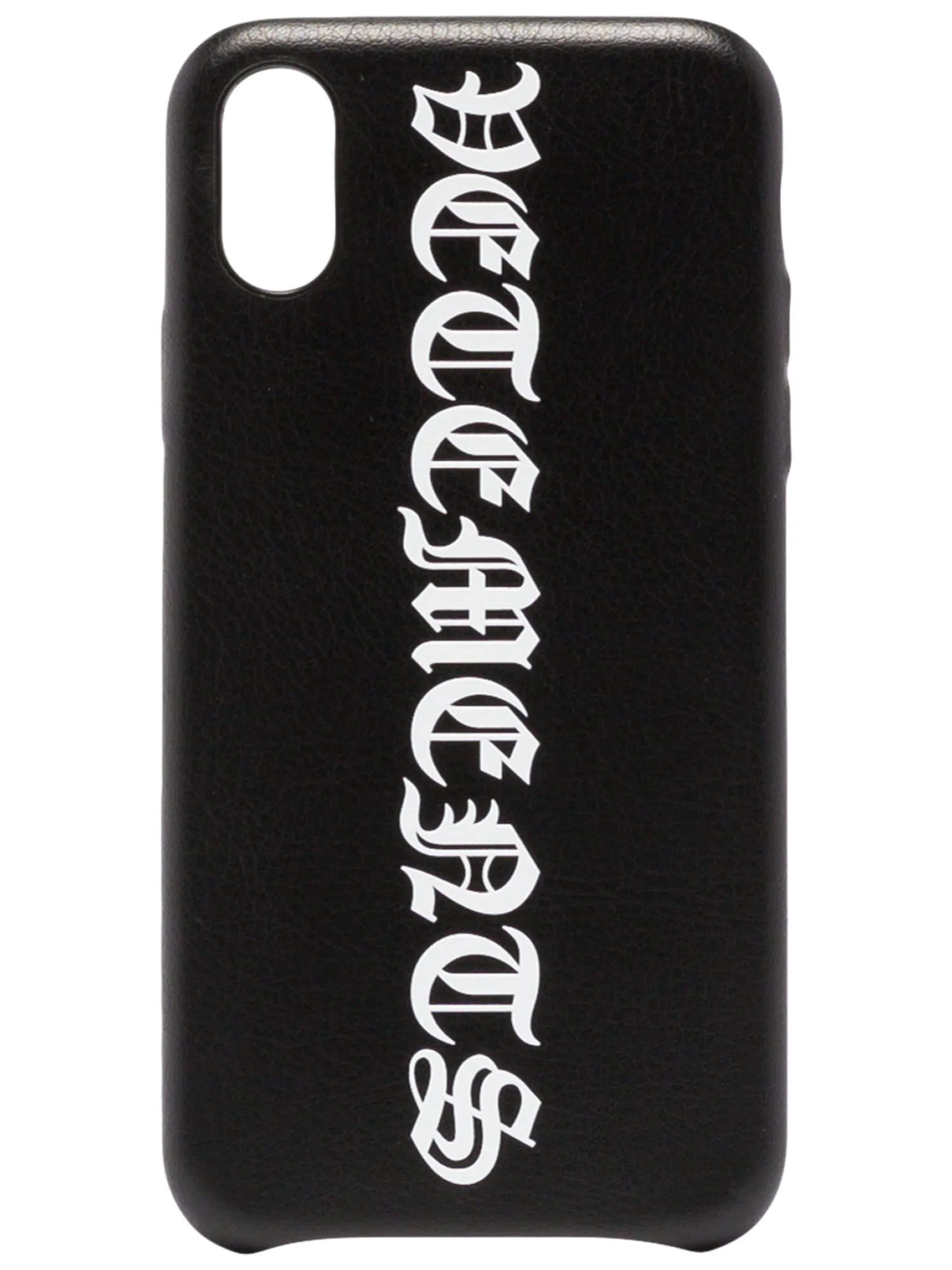 Goth logo-print iPhone XS case
