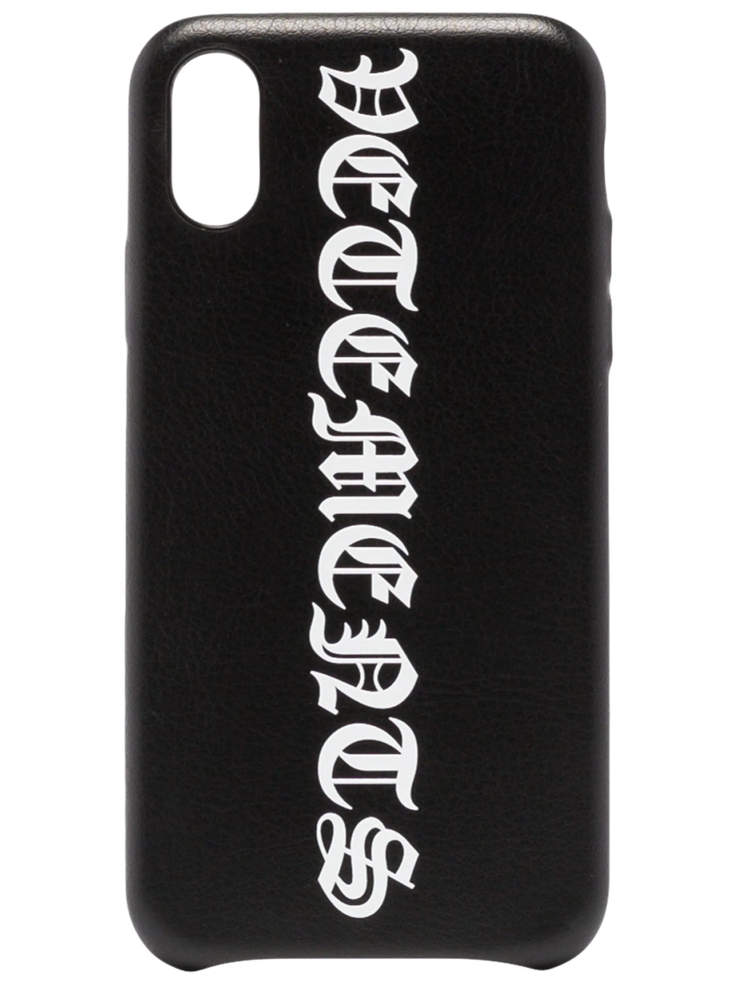 Goth logo-print iPhone XS case