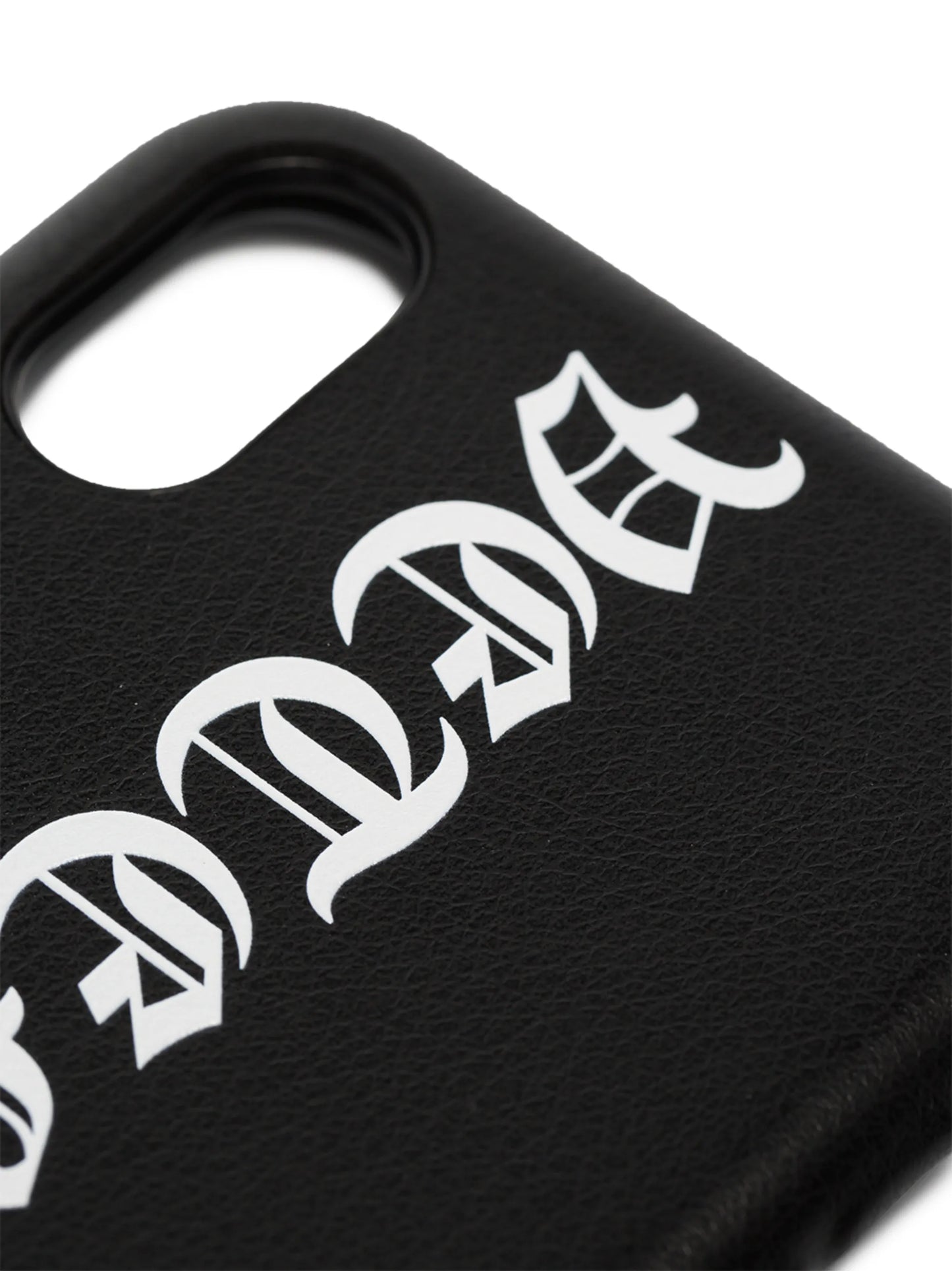 Goth logo-print iPhone XS case