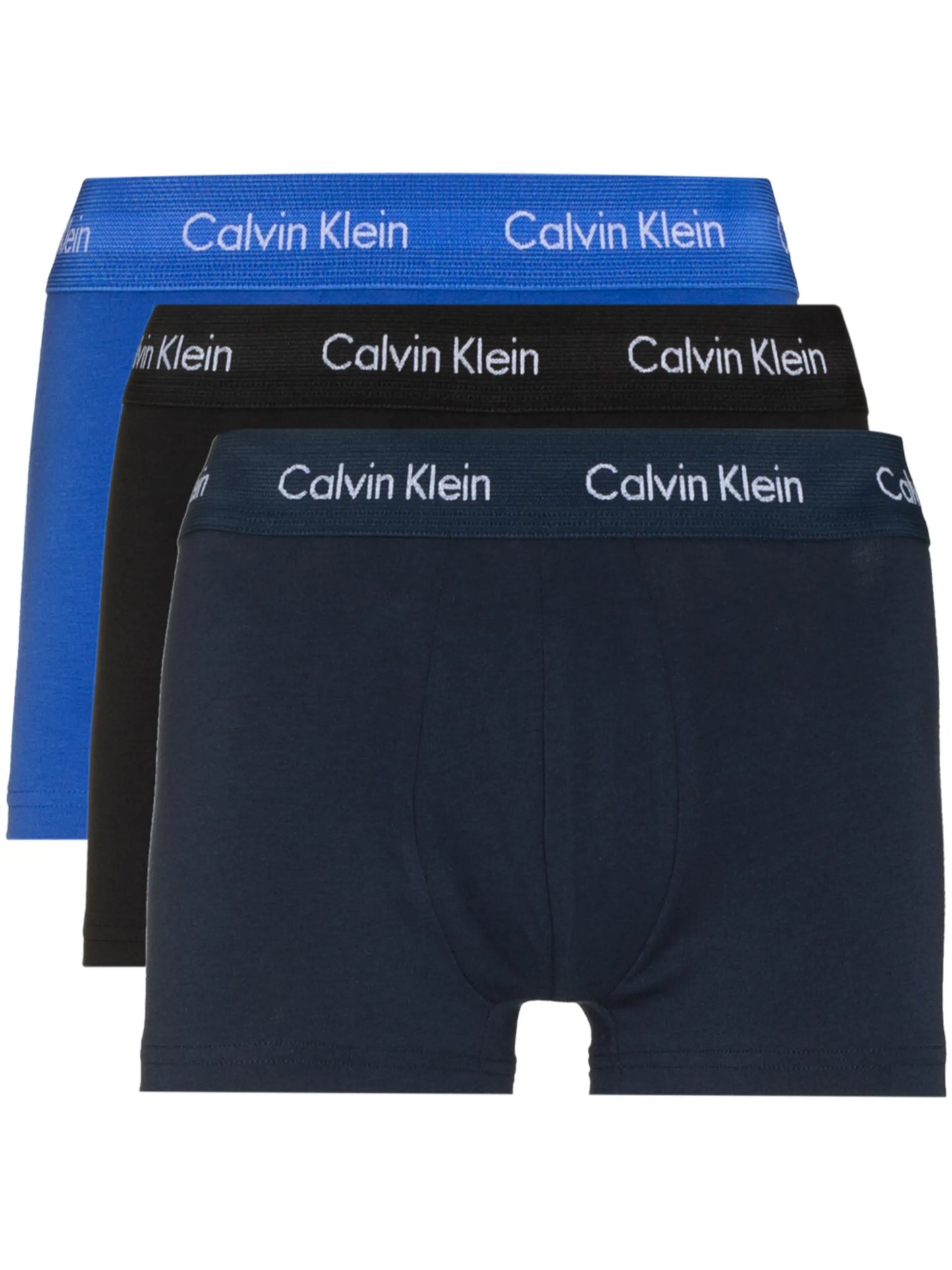 set of three logo-print boxer briefs