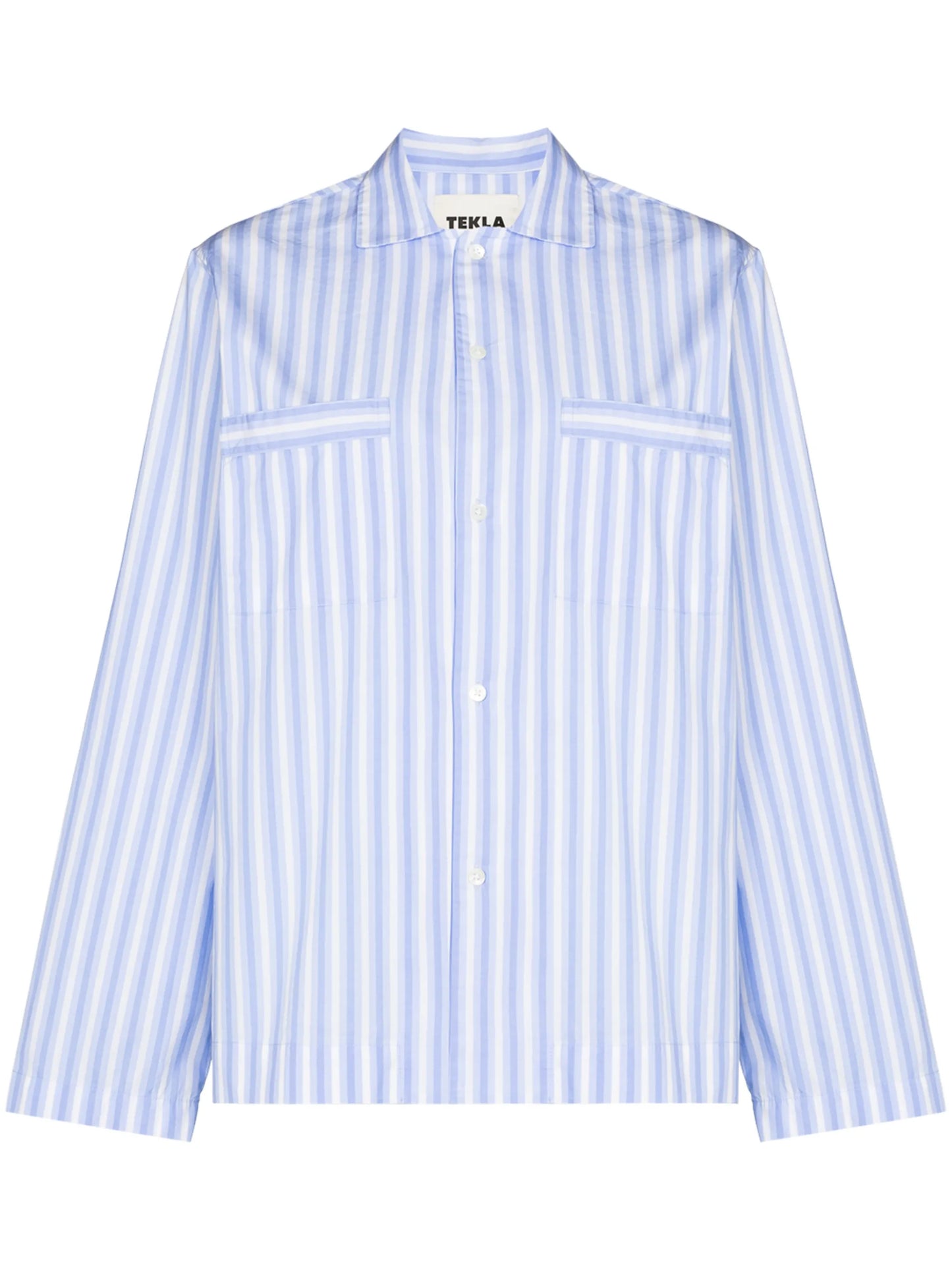 striped organic cotton pajama shirt