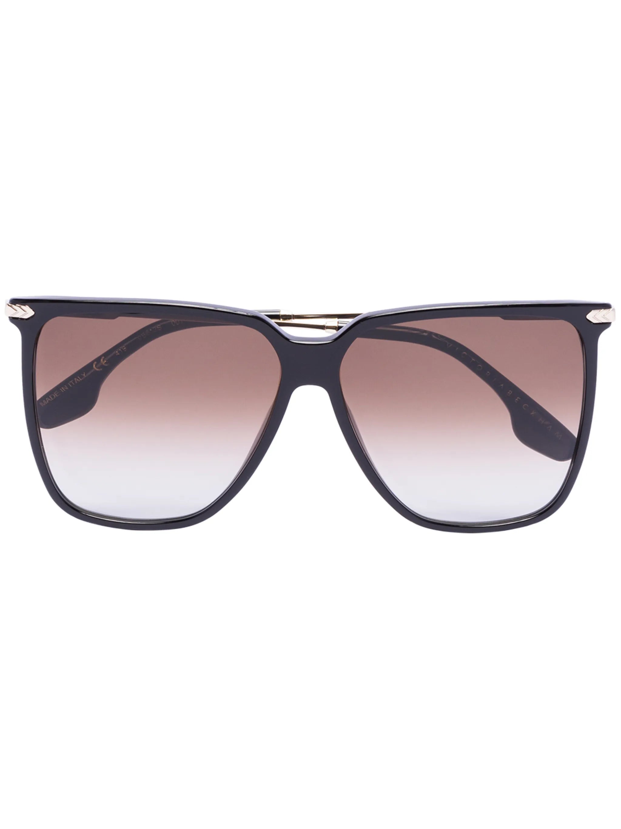 square-frame gradient sunglasses