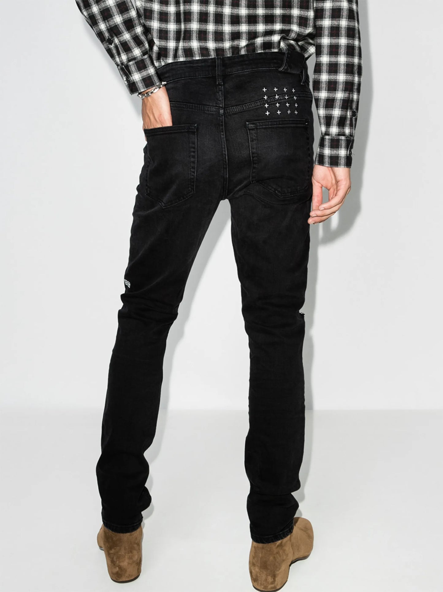 Chitch Krow Krushed slim-fit jeans