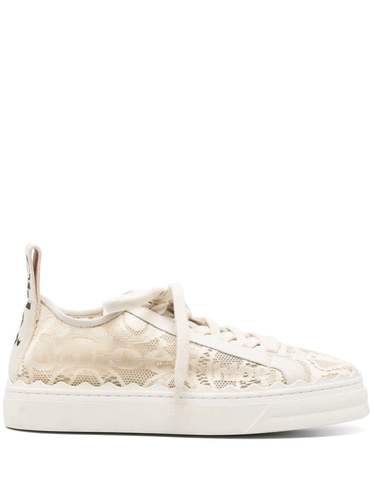 Lauren lace-detail sneakers