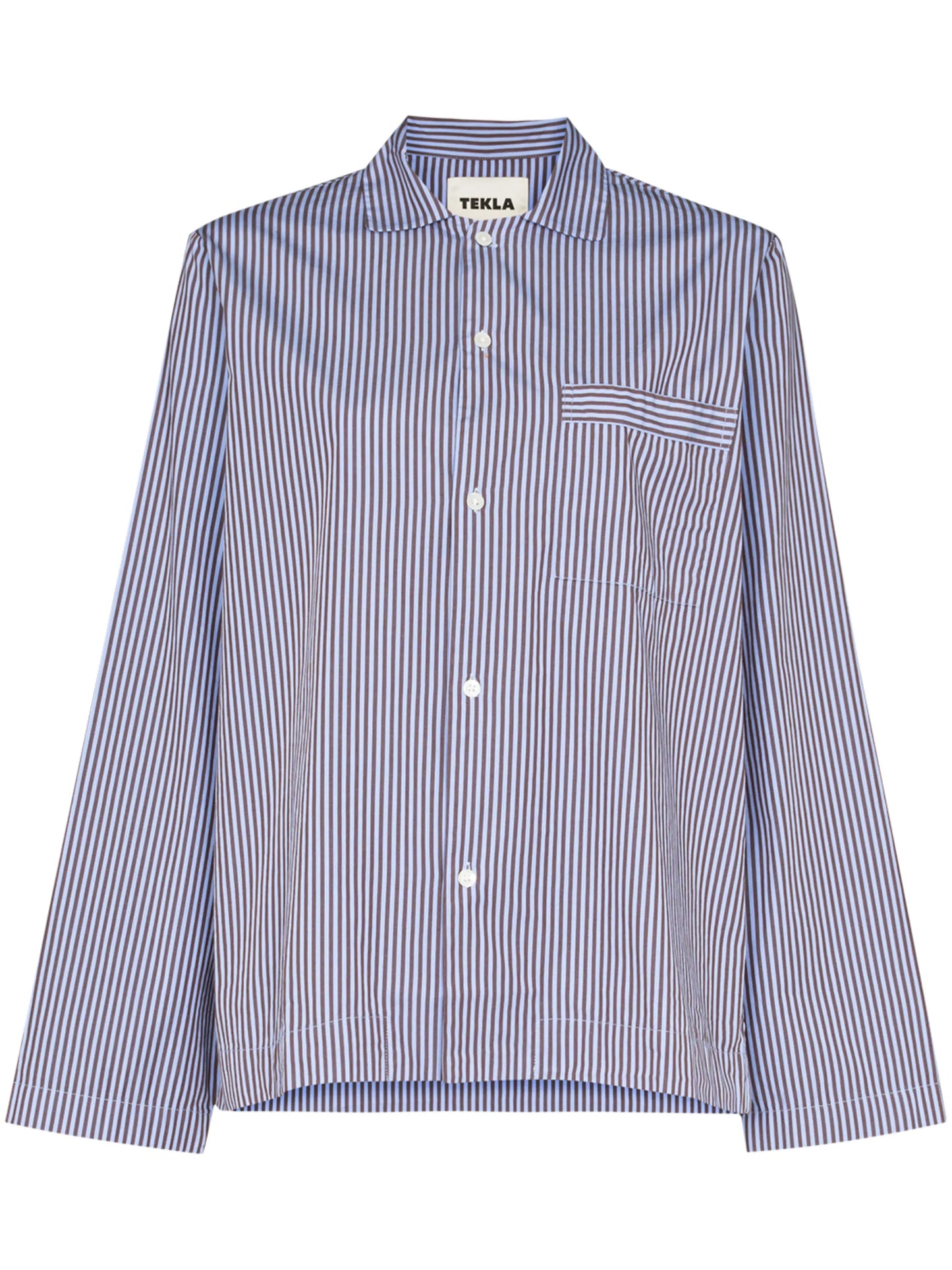 striped pajama shirt