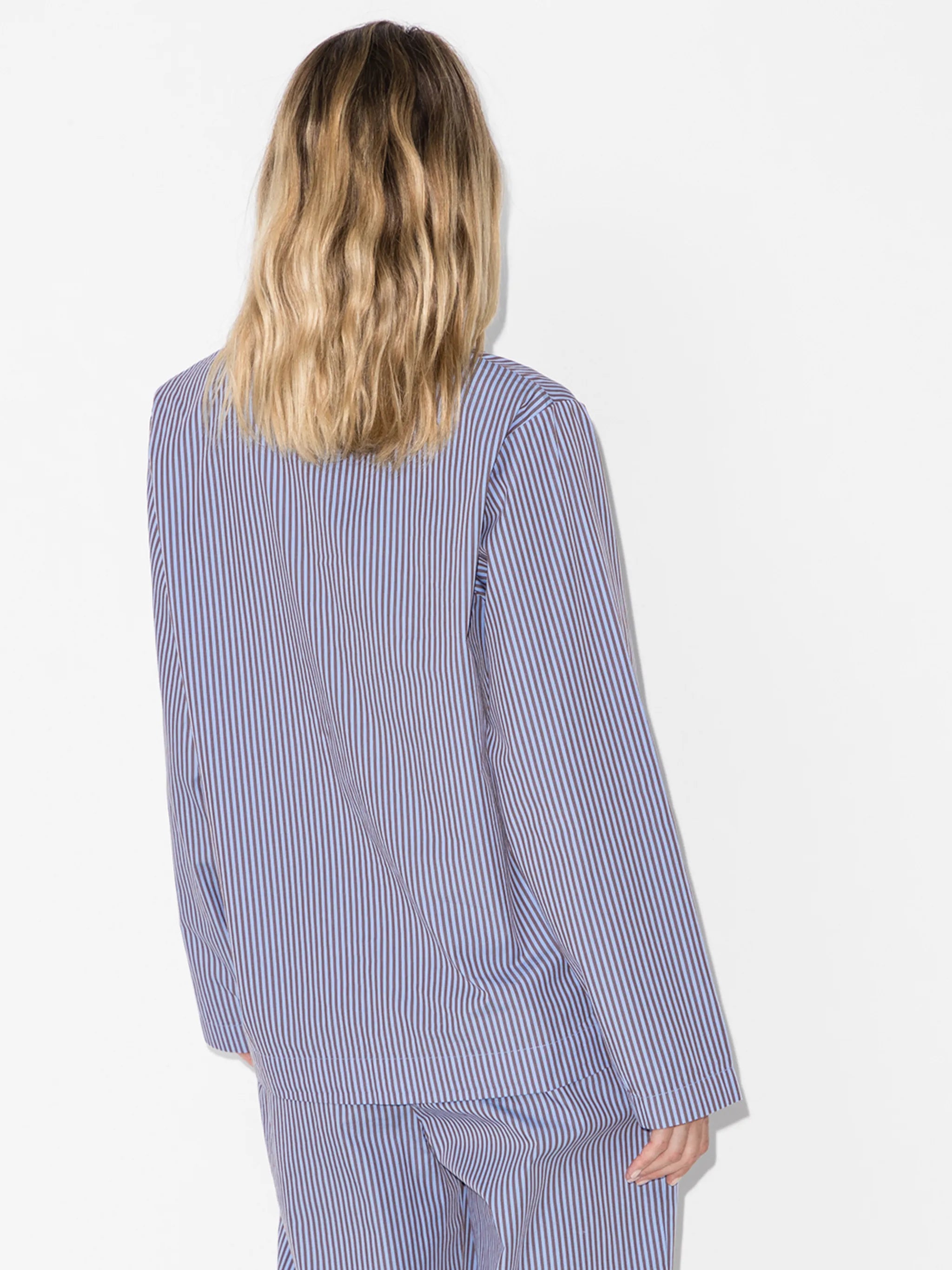 striped pajama shirt