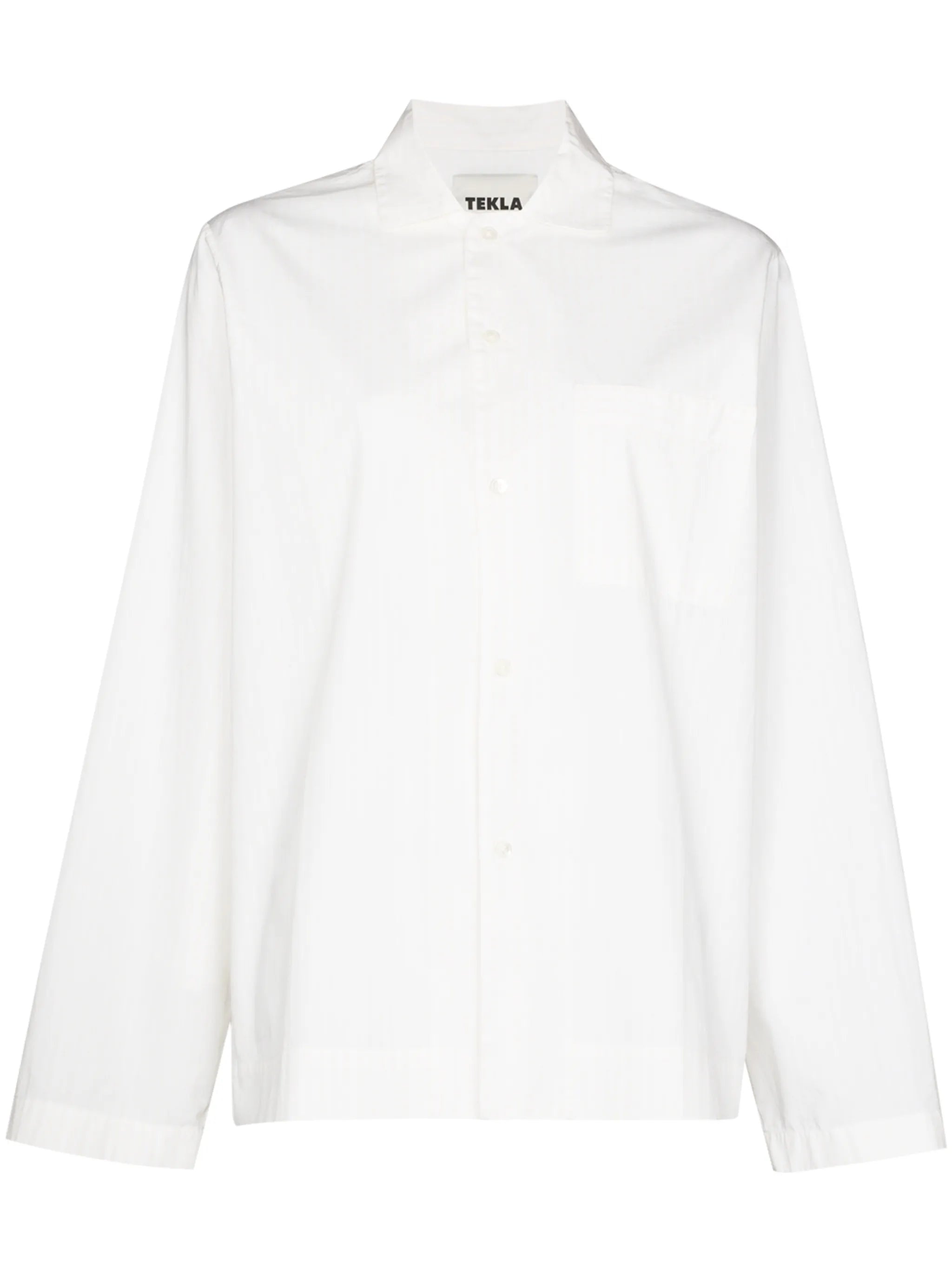 long-sleeve organic cotton pyjama shirt