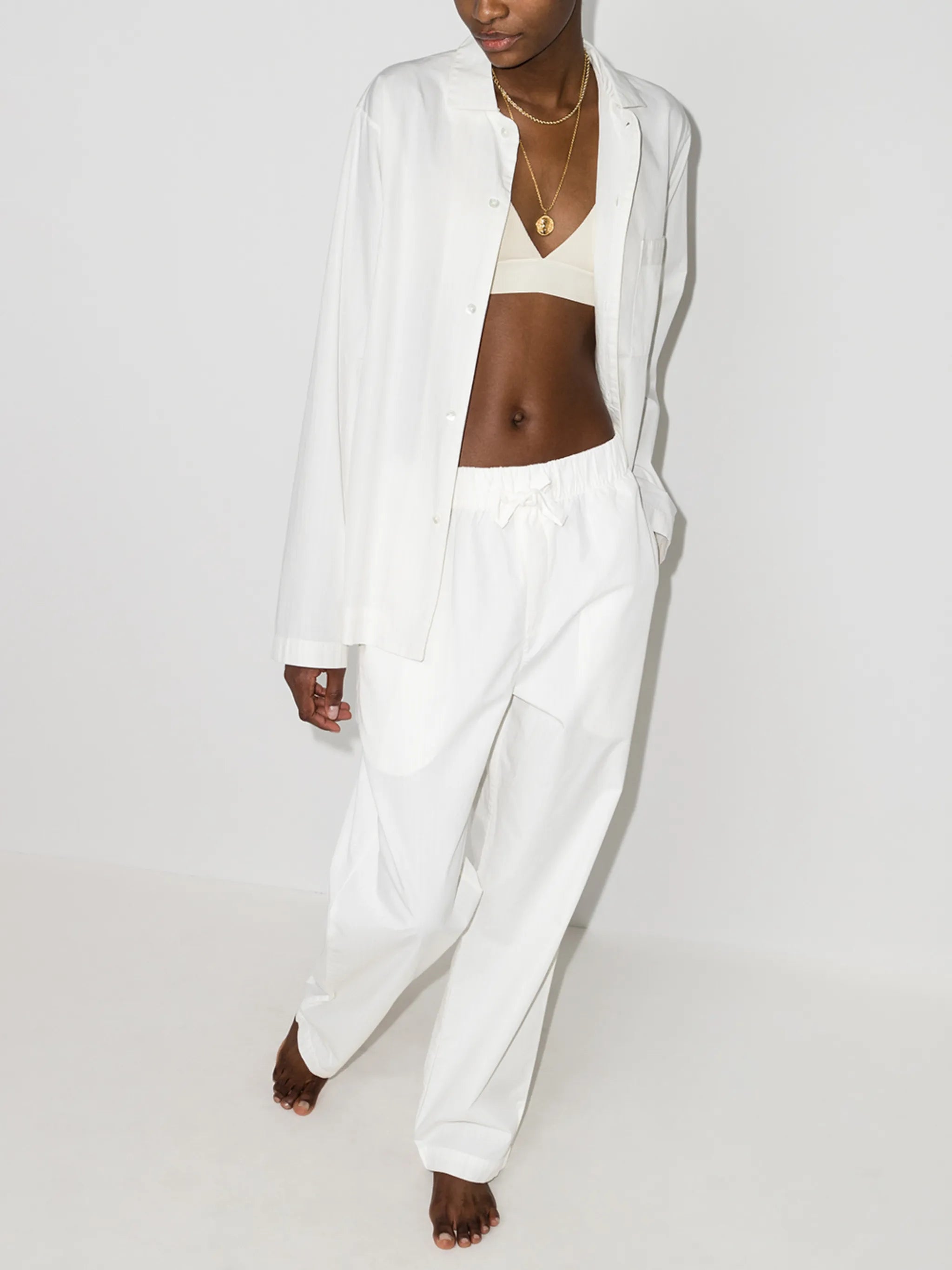 drawstring pyjama trousers