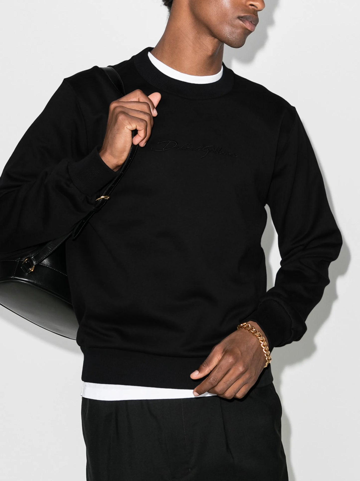 crew-neck sweatshirt