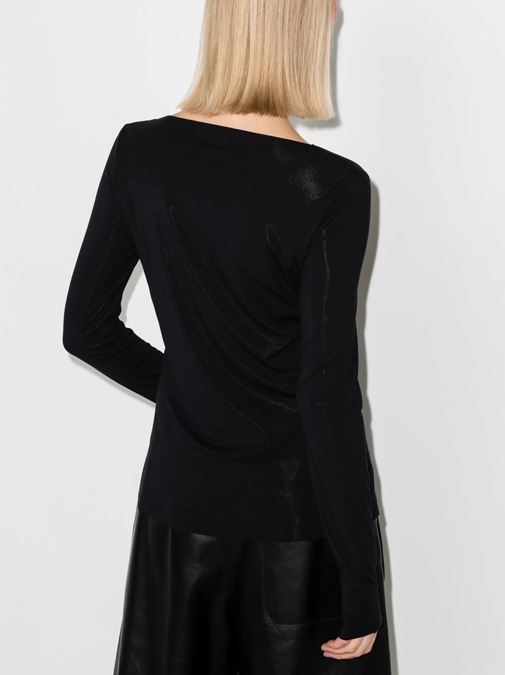 Aurora crew-neck top