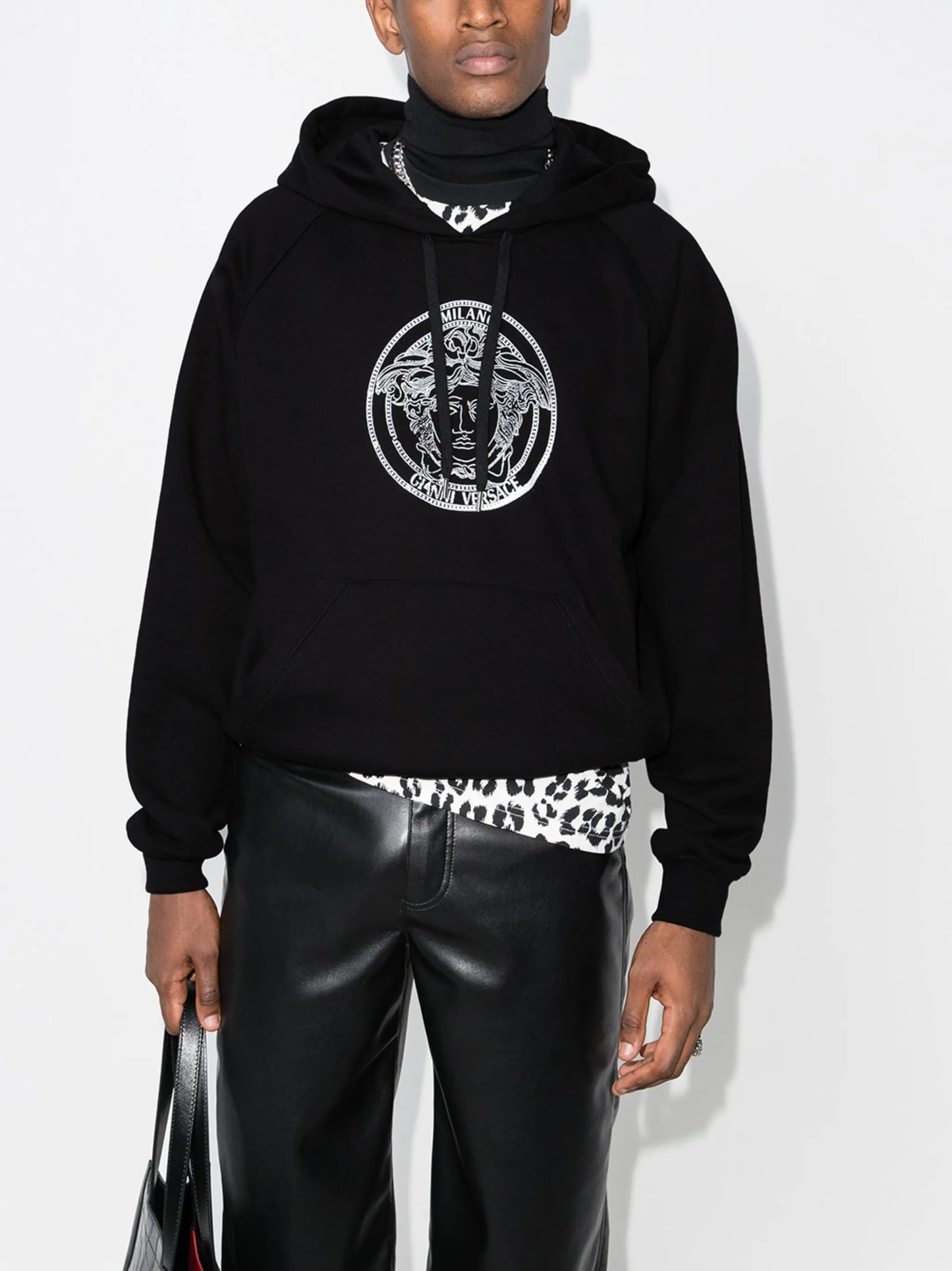 logo-print hoodie