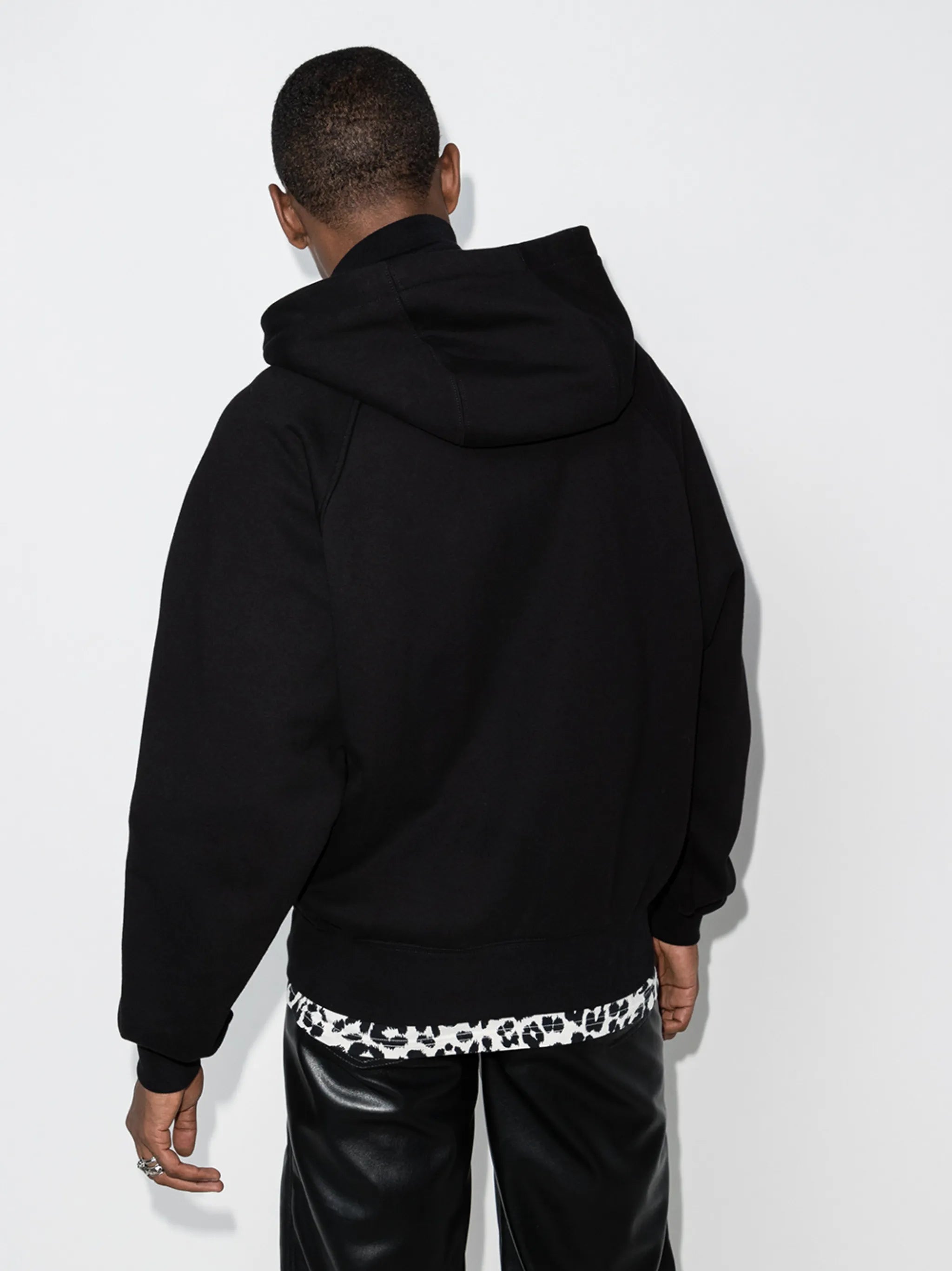 logo-print hoodie