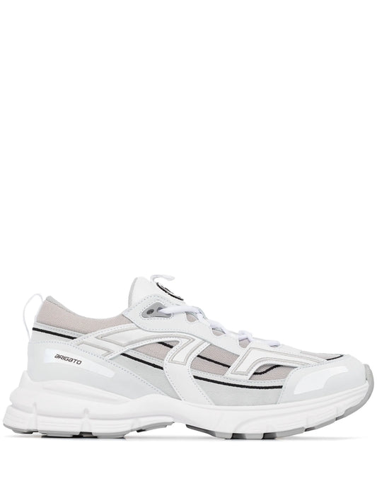 white marathon sneakers