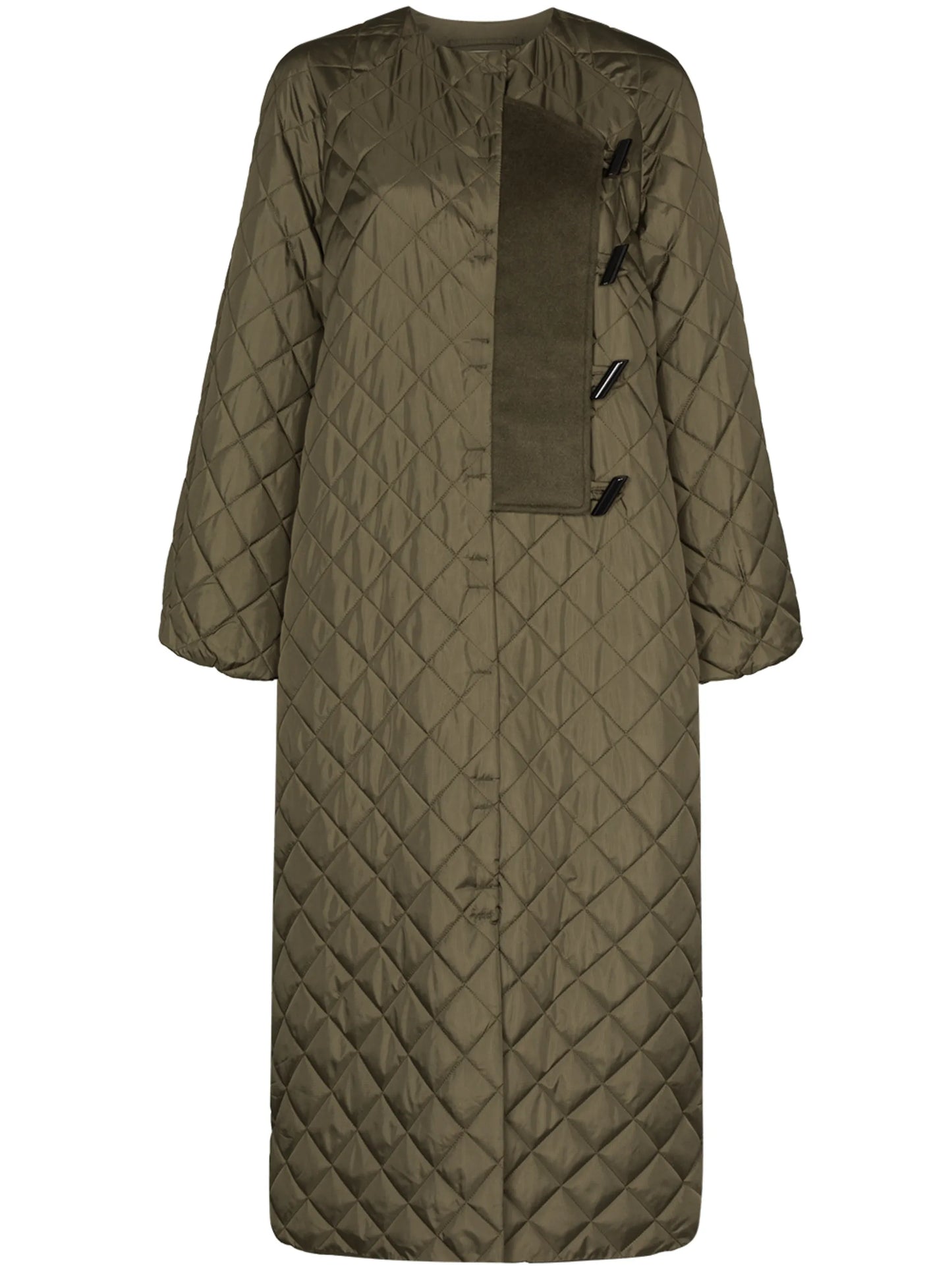 quilted ripstop coat