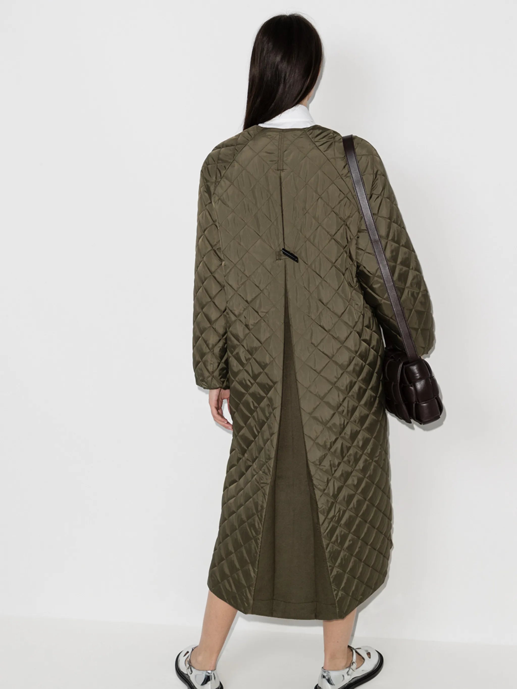 quilted ripstop coat