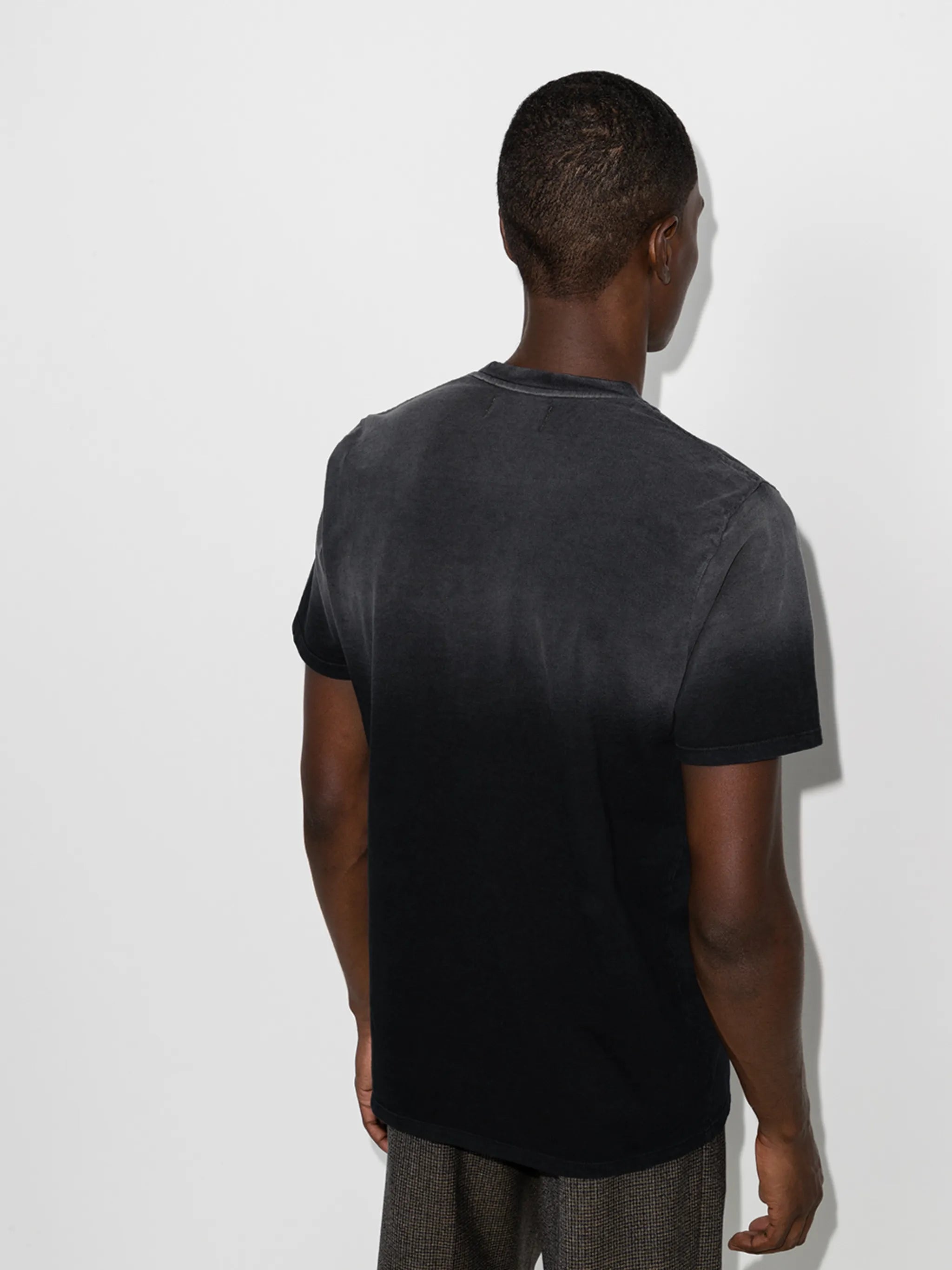 ombre-effect cotton T-shirt