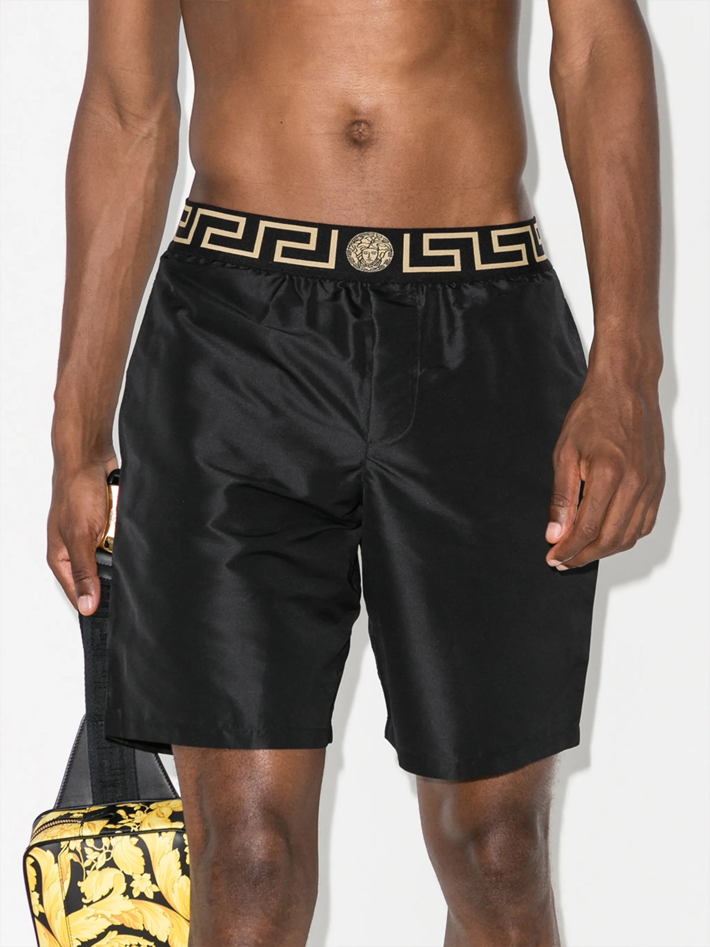 Greca Border swim shorts