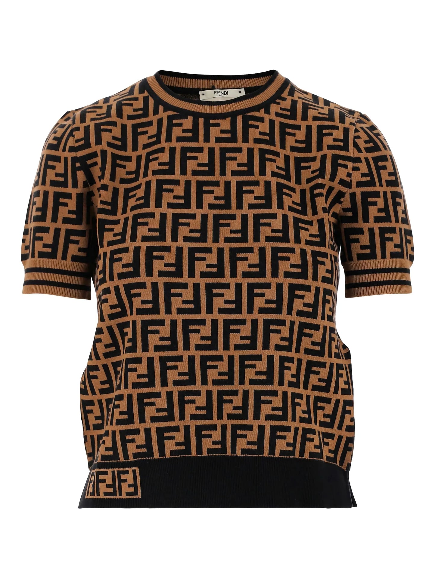FF-print knitted top