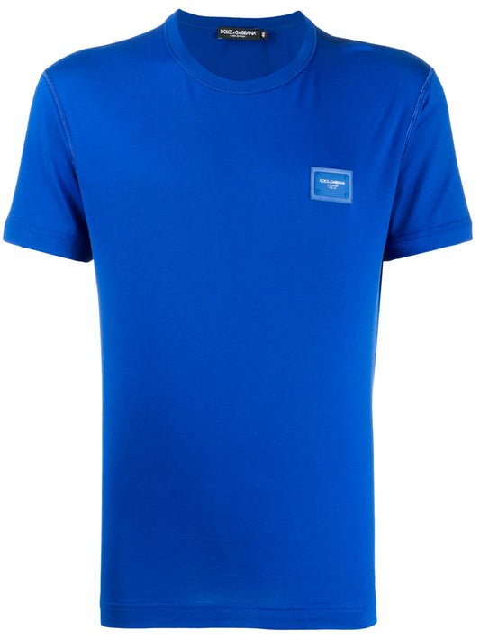 logo-tag cotton T-shirt