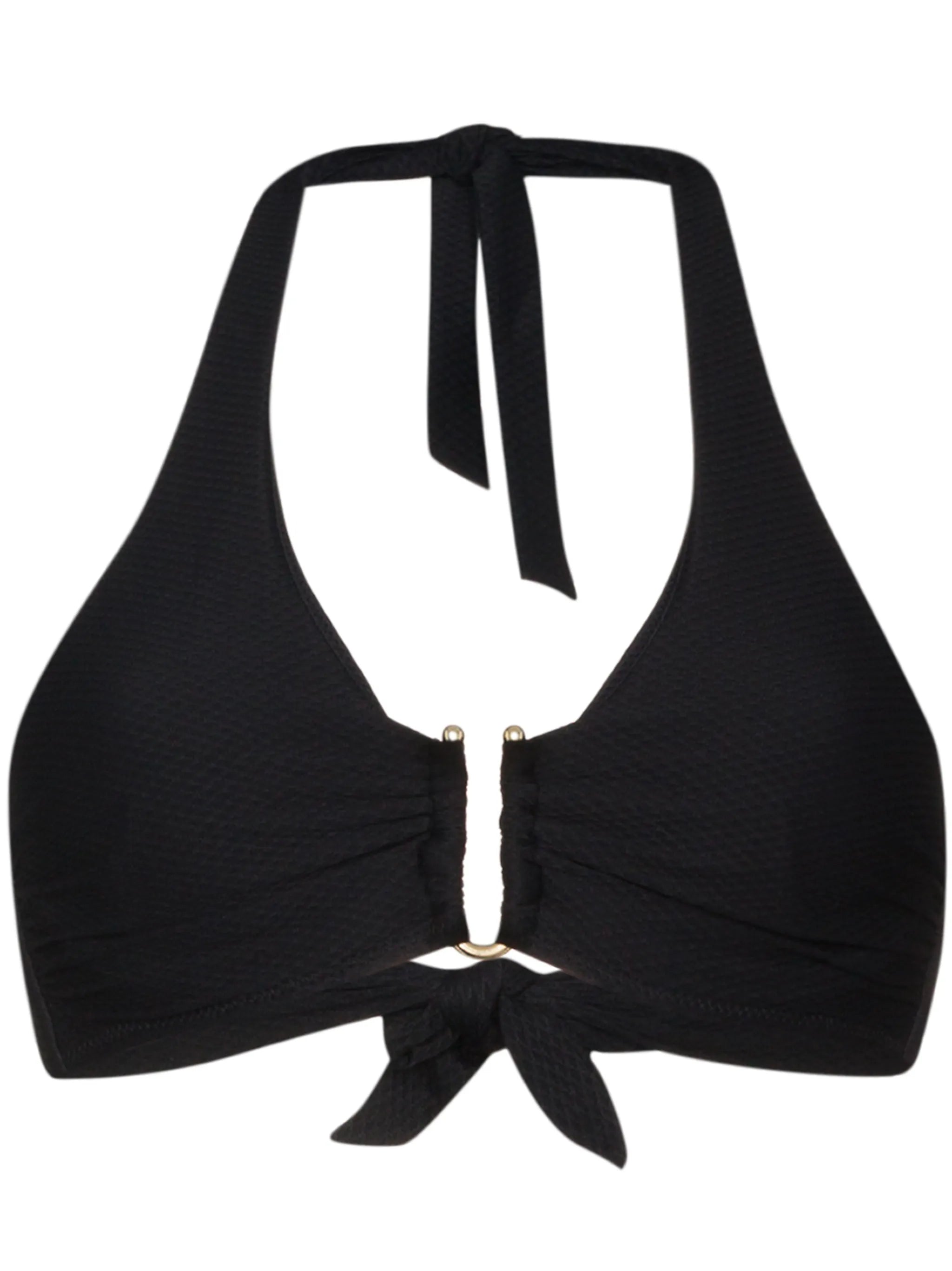 Core halterneck bikini top