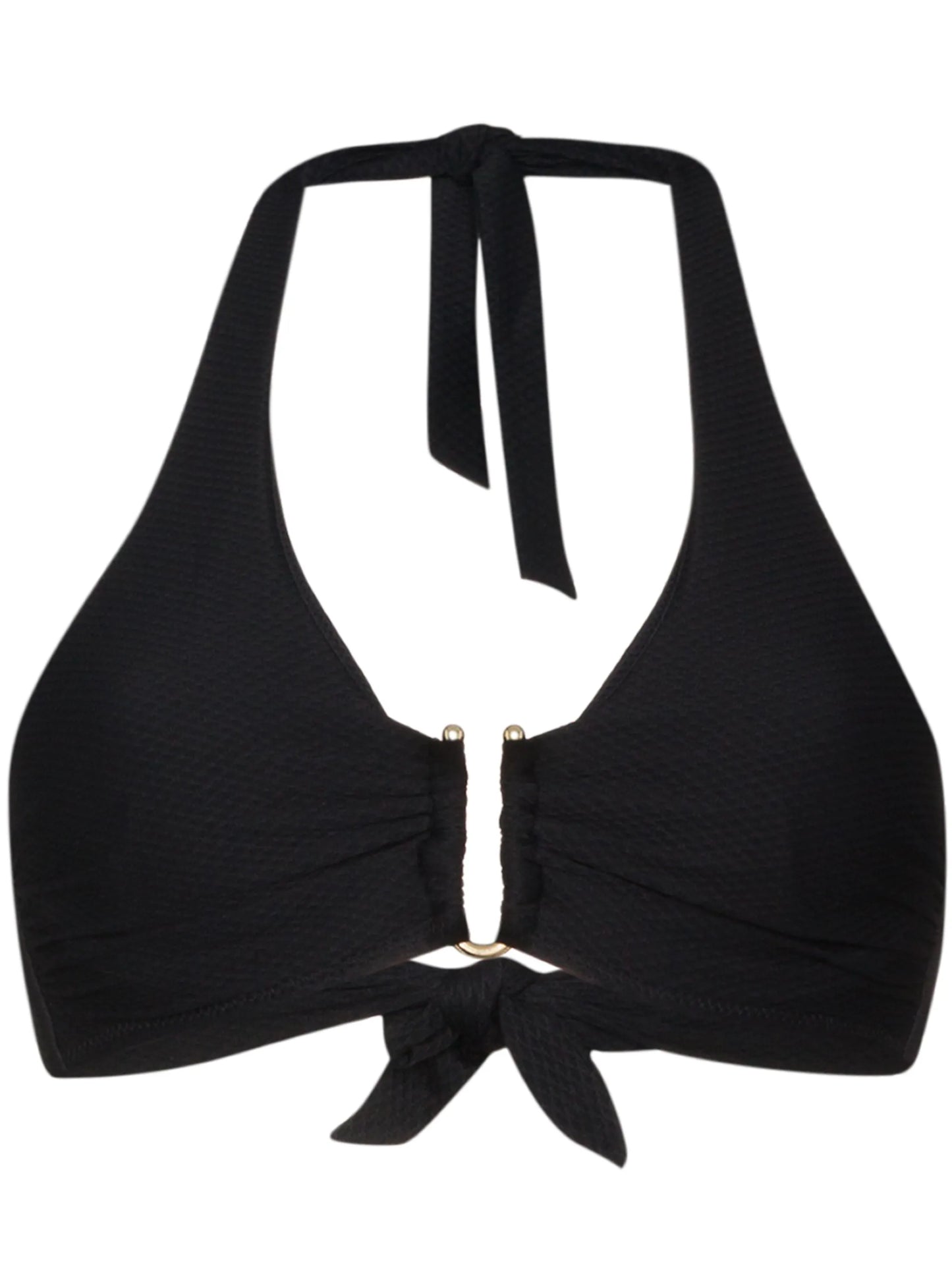 Core halterneck bikini top