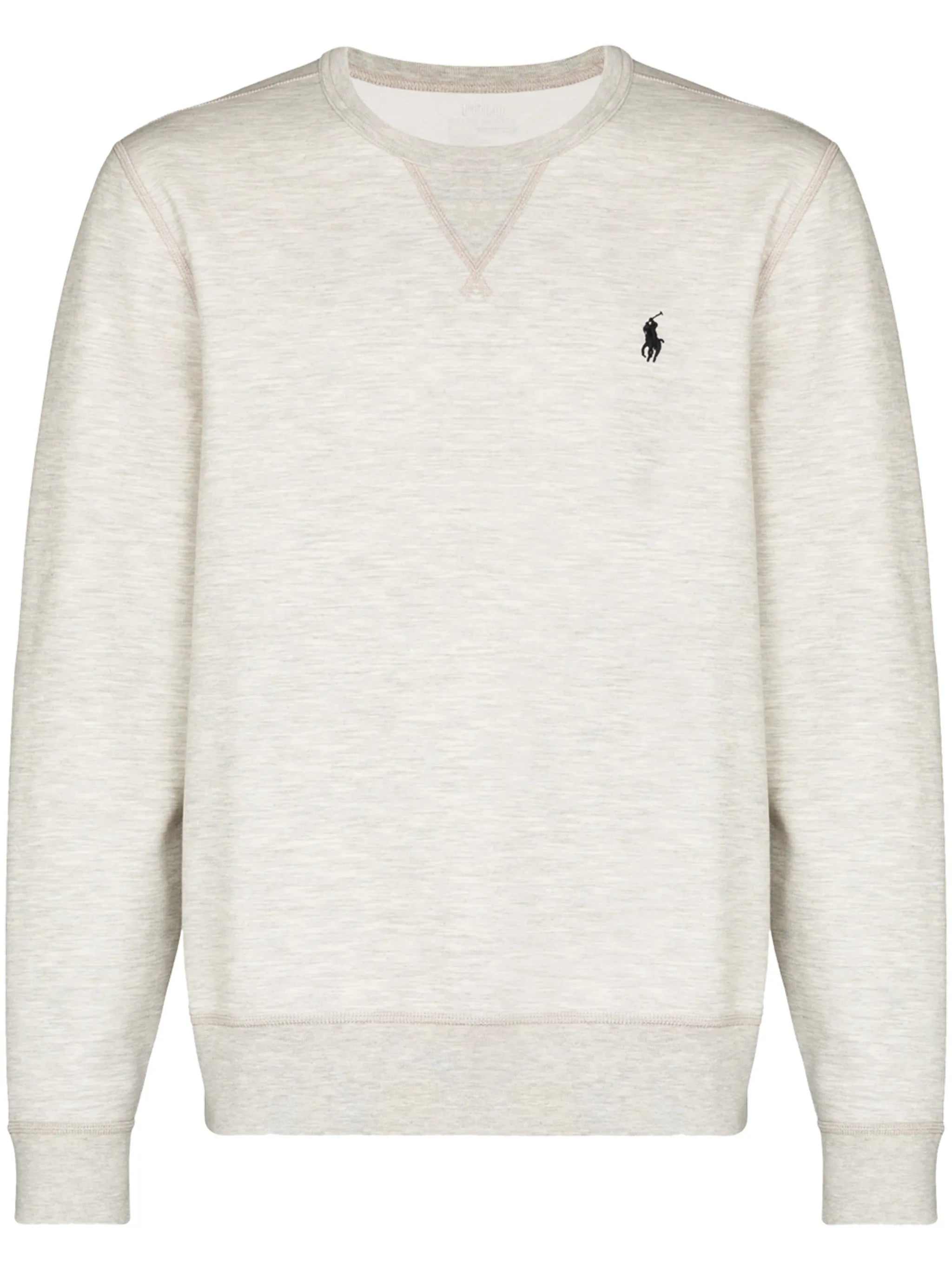 logo-embroidered sweatshirt