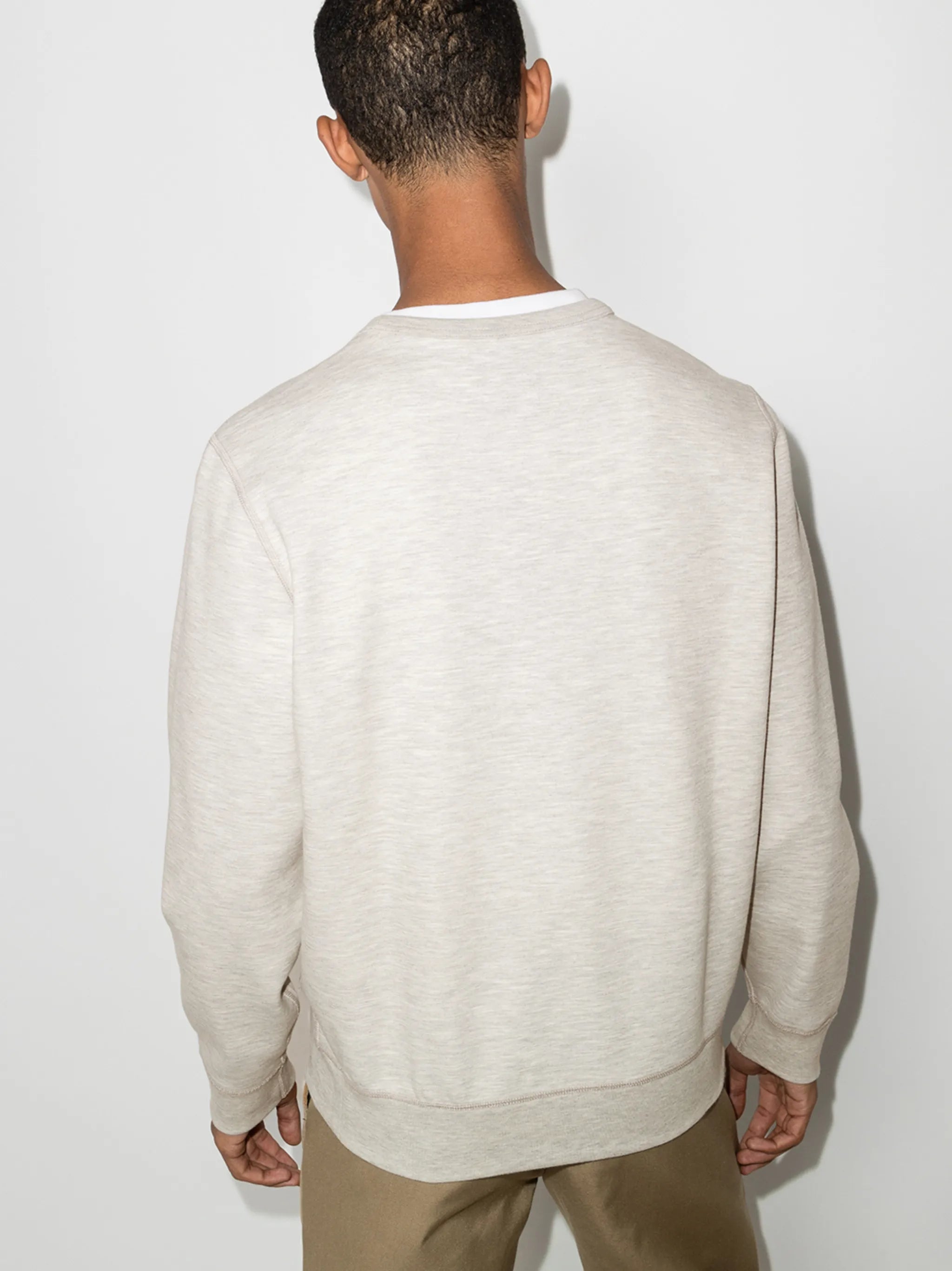logo-embroidered sweatshirt