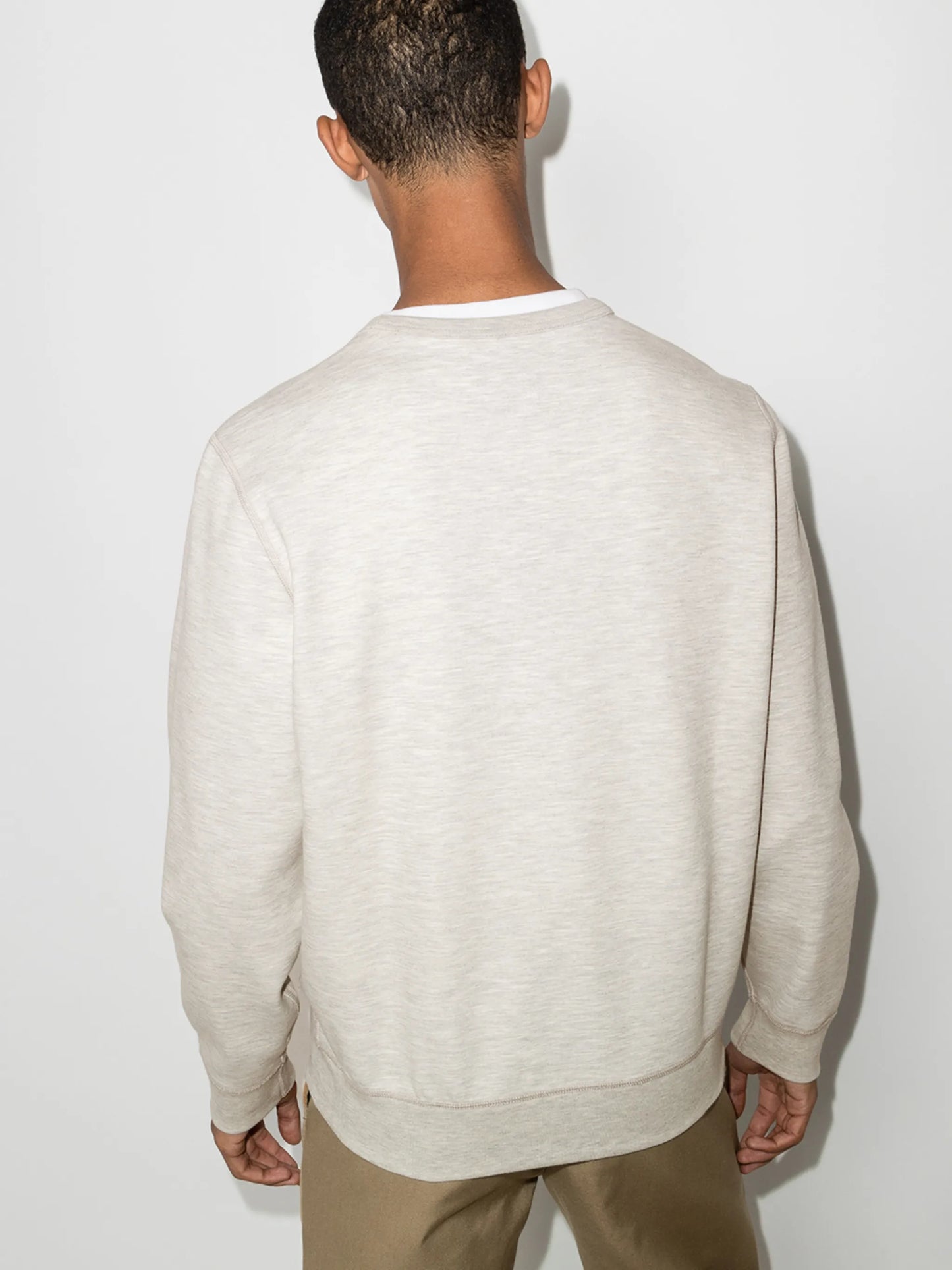logo-embroidered sweatshirt