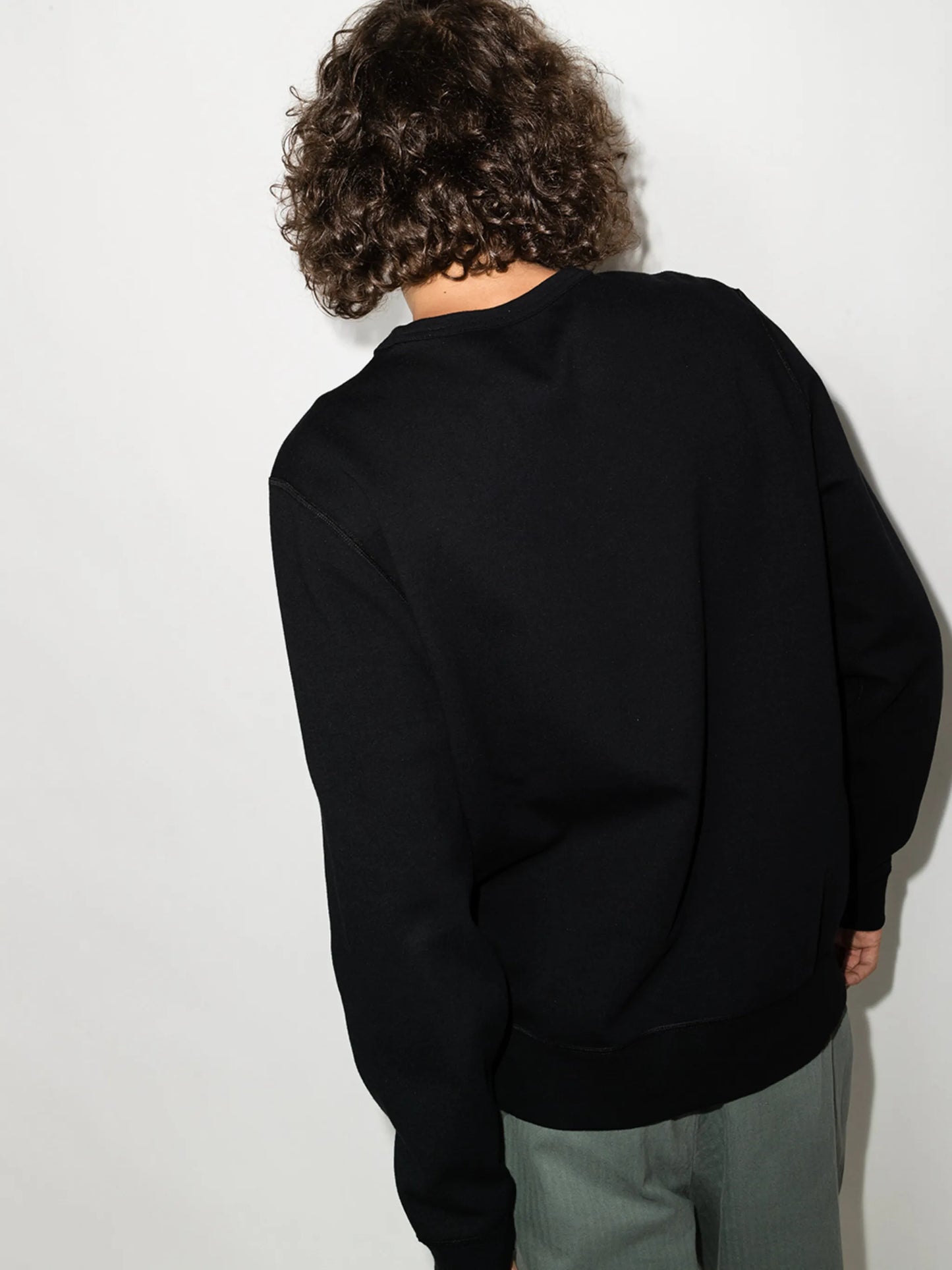 logo-embroidered sweatshirt