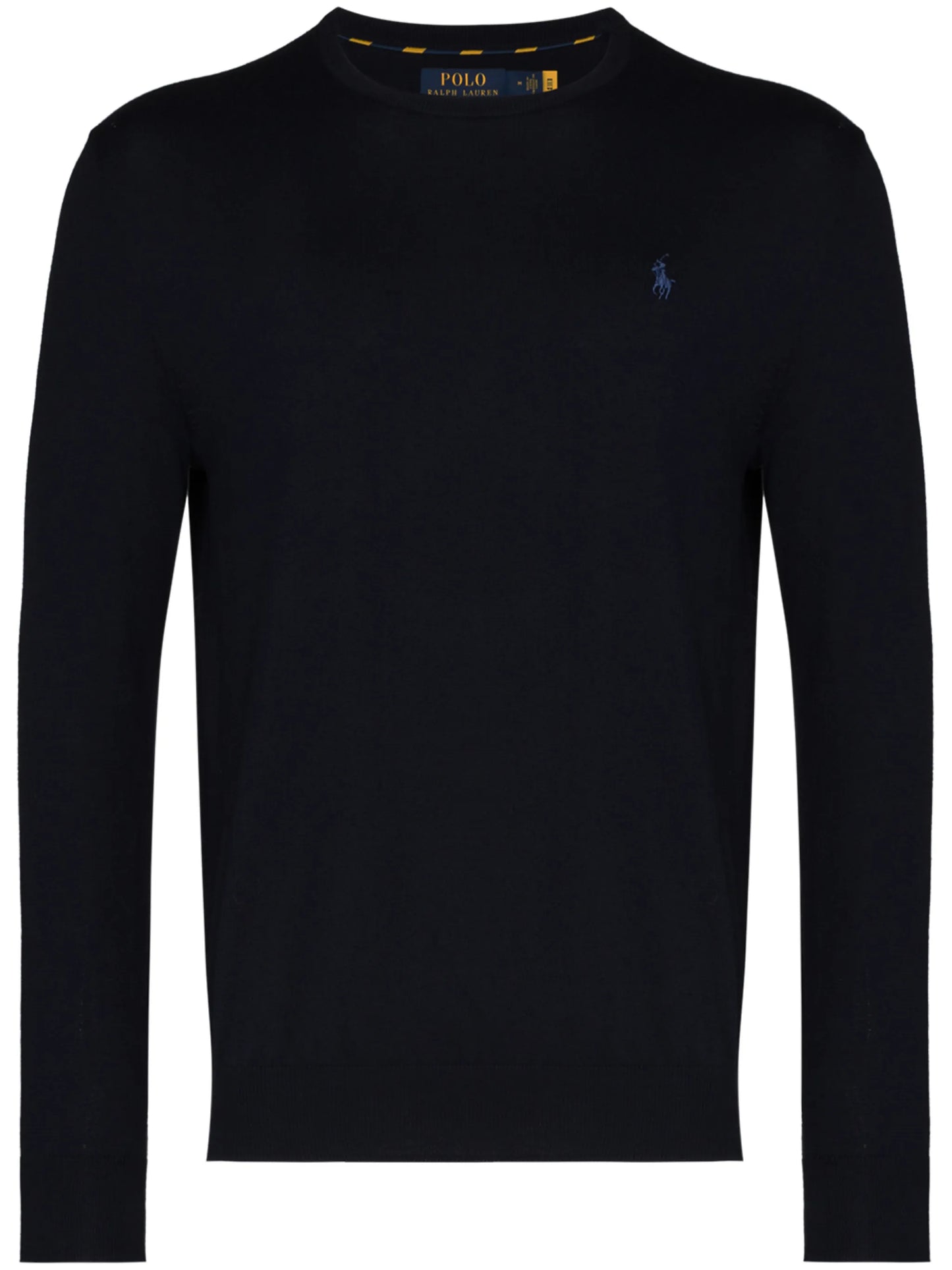 logo-embroidered crewneck jumper